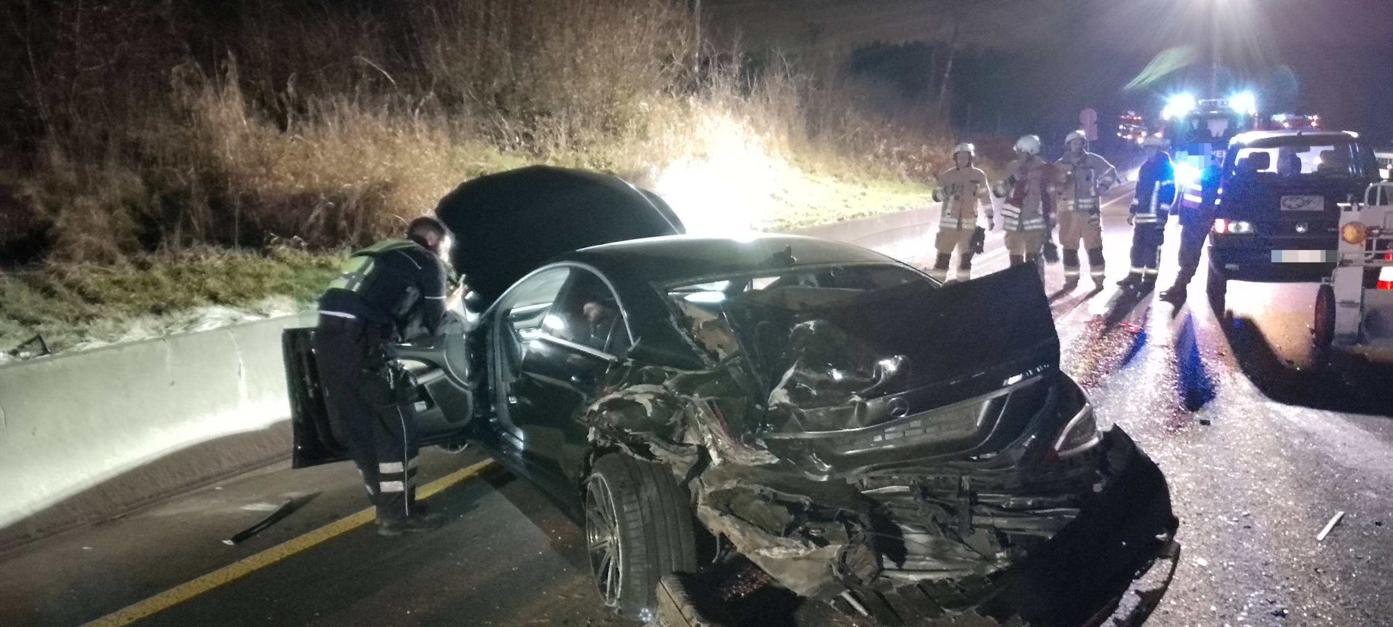 A1-Unfall: Keine Rettungsgasse