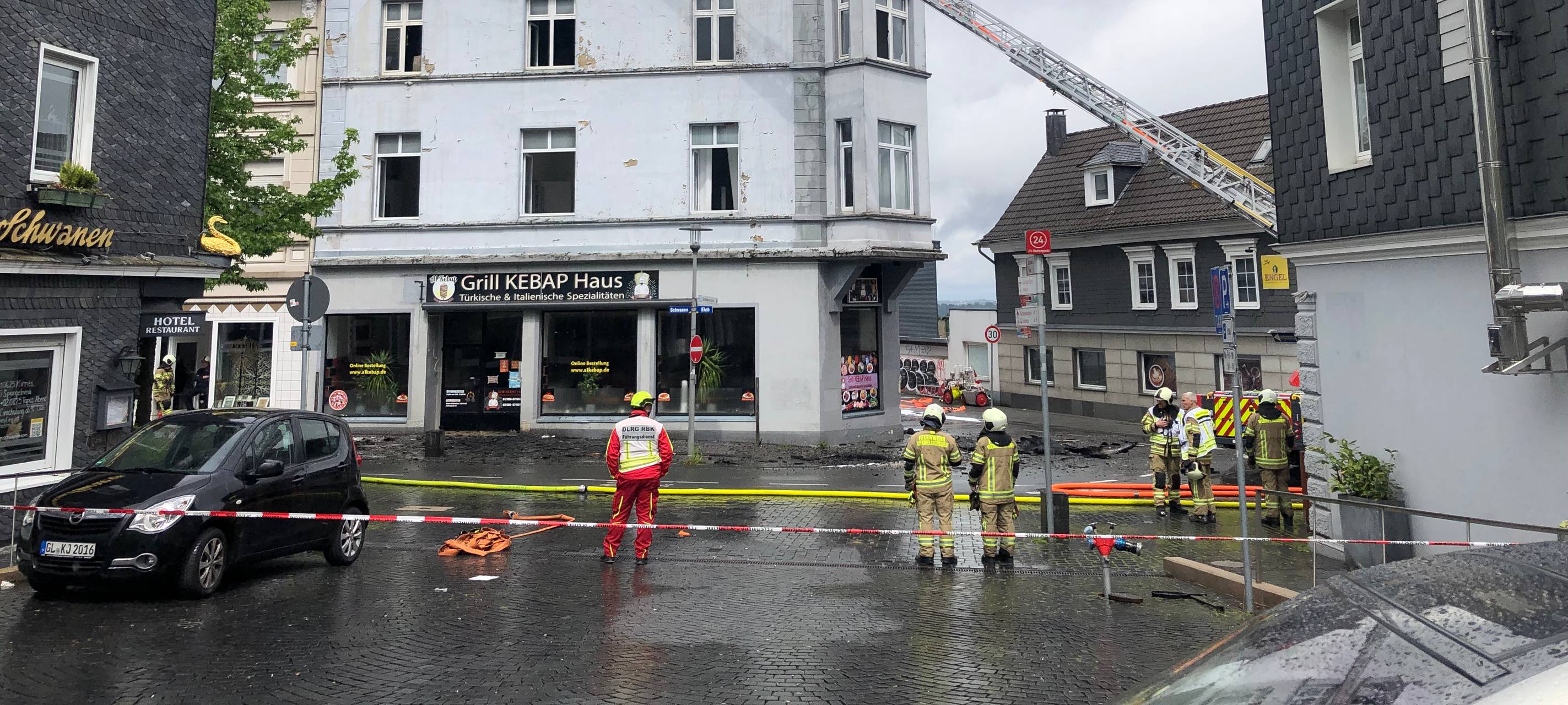 Wermelskirchen: Abriss Brandhaus beginnt