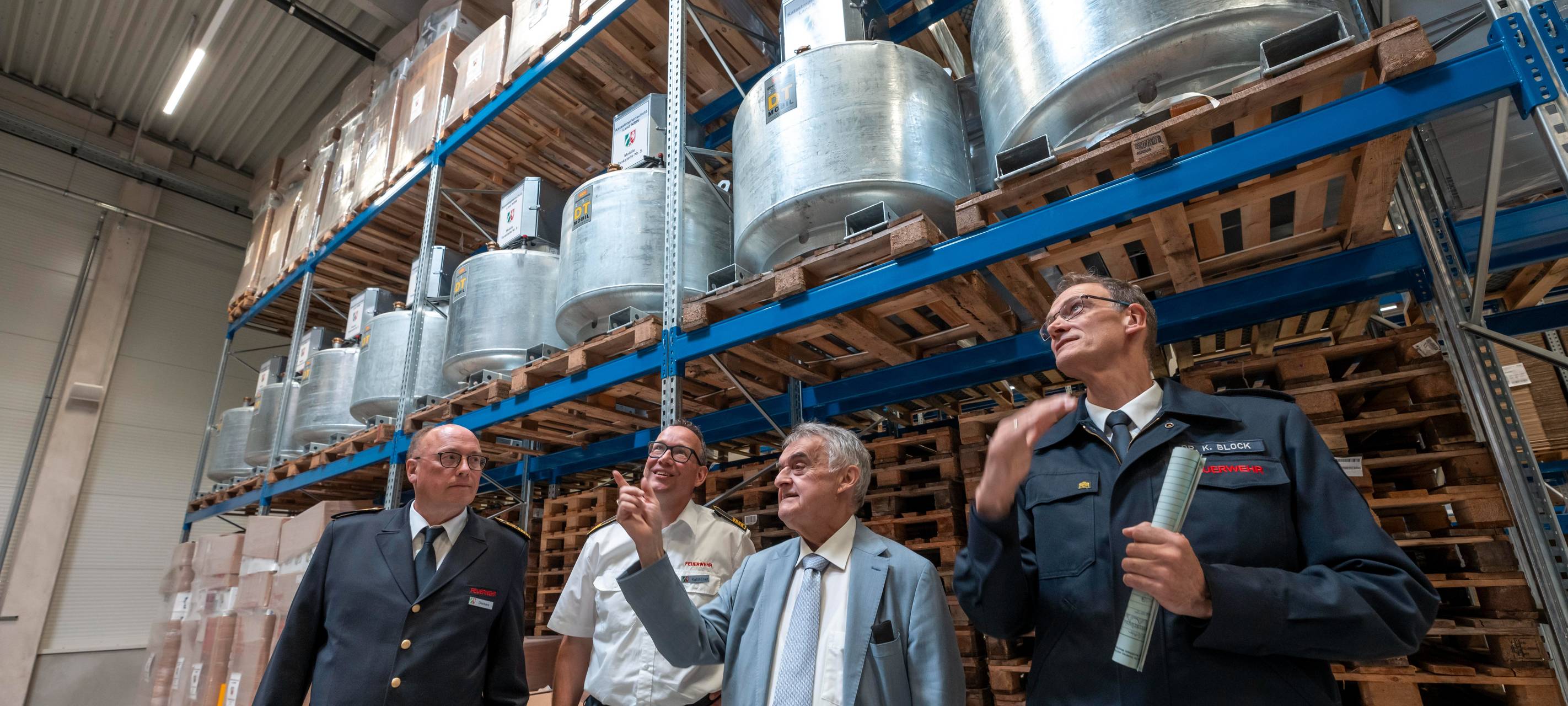 Neues Katastrophenschutzlager eröffnet