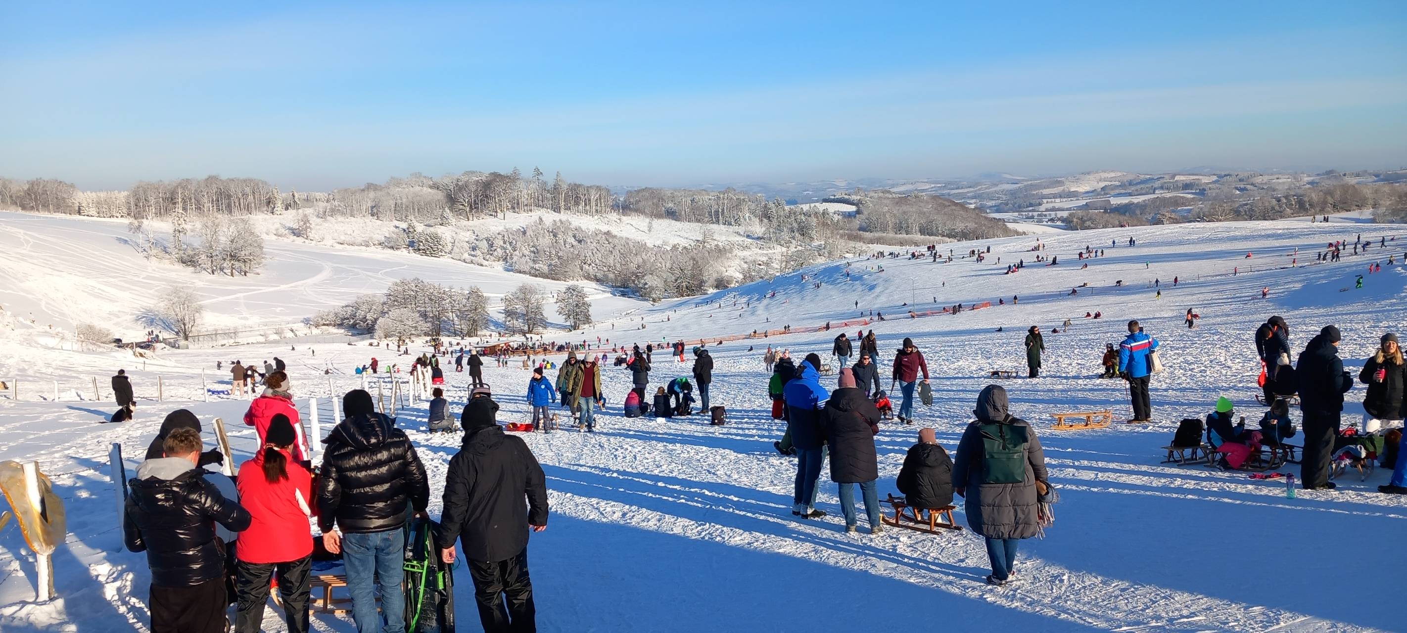 Viele Besucher im Reichshofer Skigebiet Blockhaus