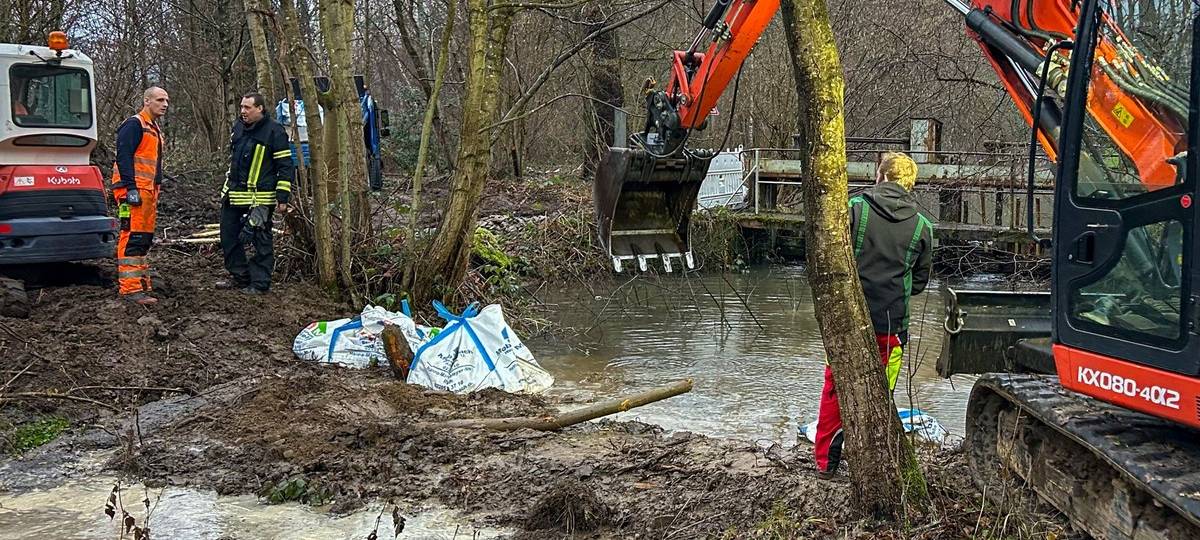 Rösrath: Wehr muss langfristig saniert werden.