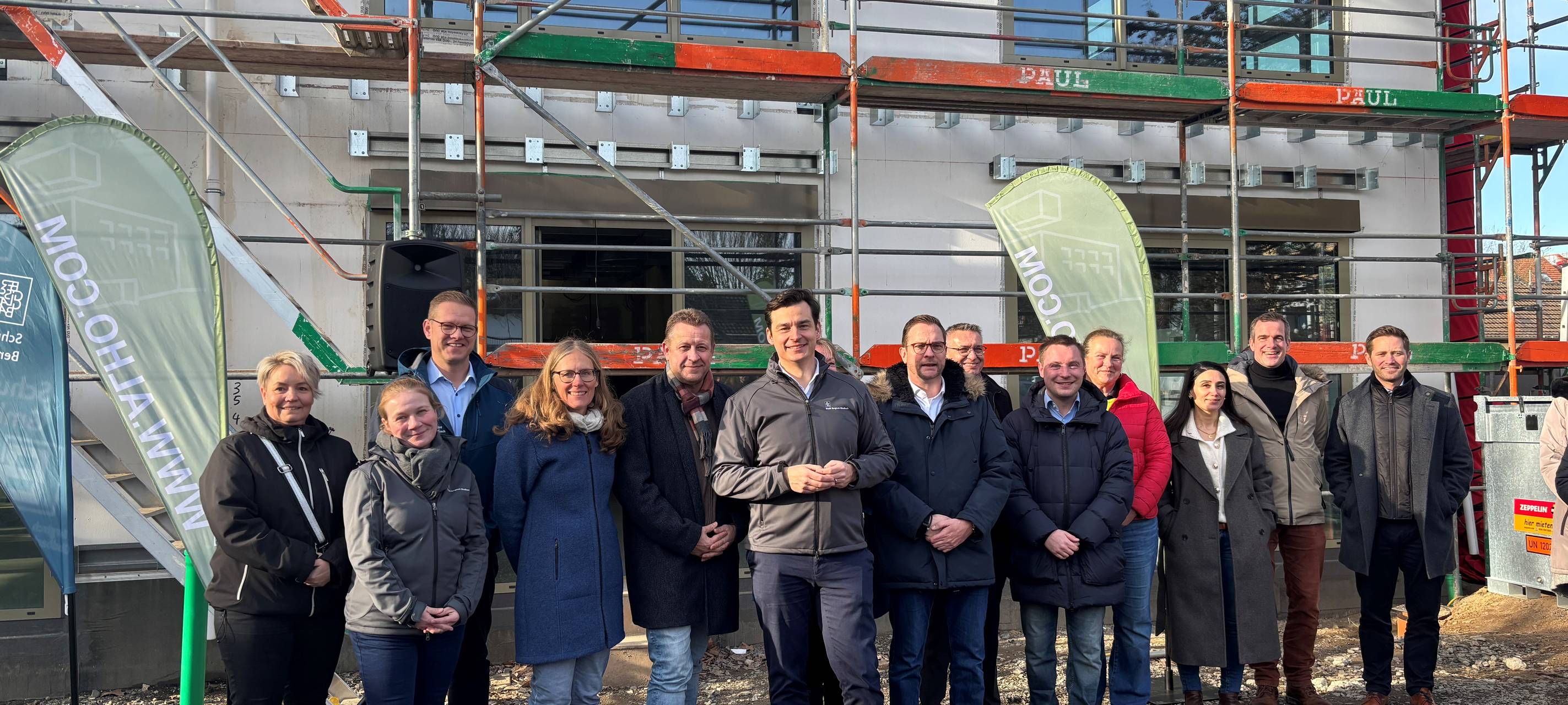 Richtfest für den Neubau an der GGS Hand