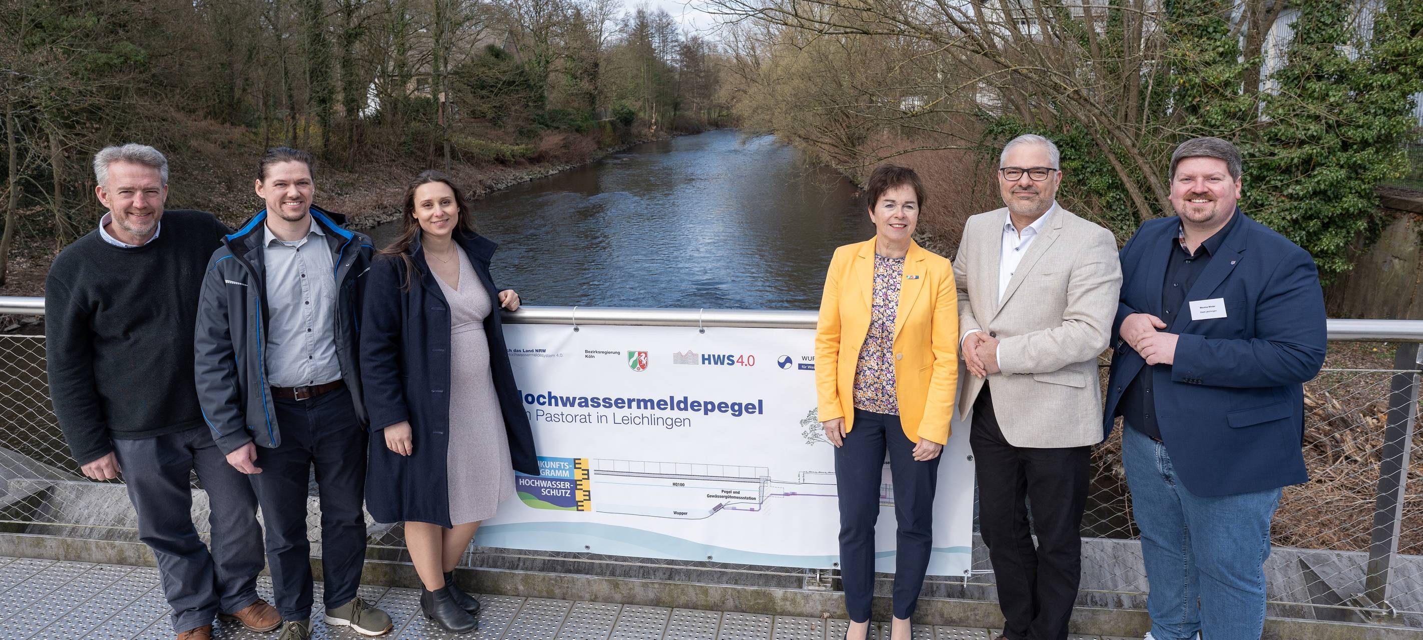 Leichlingen: Neuer Hochwasser-Melde-Pegel in Betrieb
