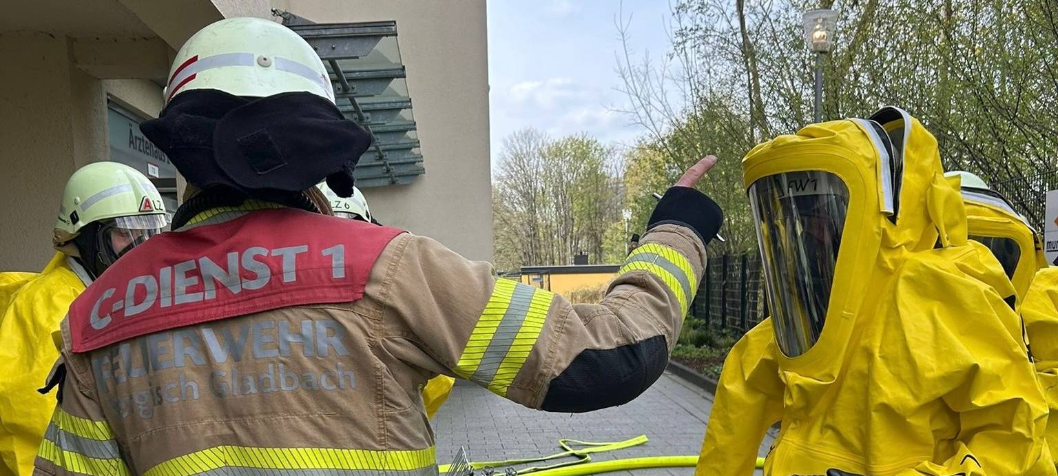 Gladbach: Feuerwehreinsatz nach Gasaustritt beendet