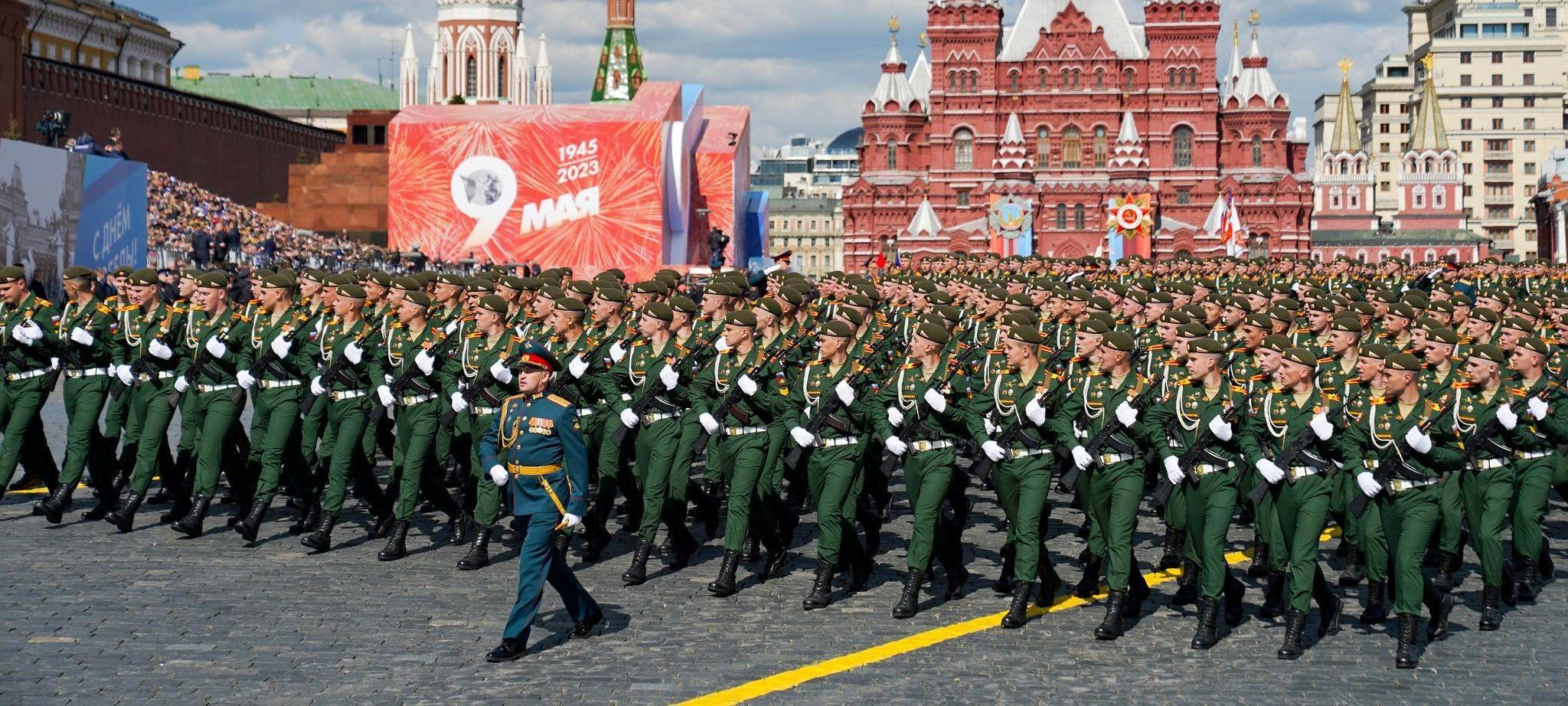 Kriegsende-Gedenken - Russland - Siegesparade am 9. Mai
