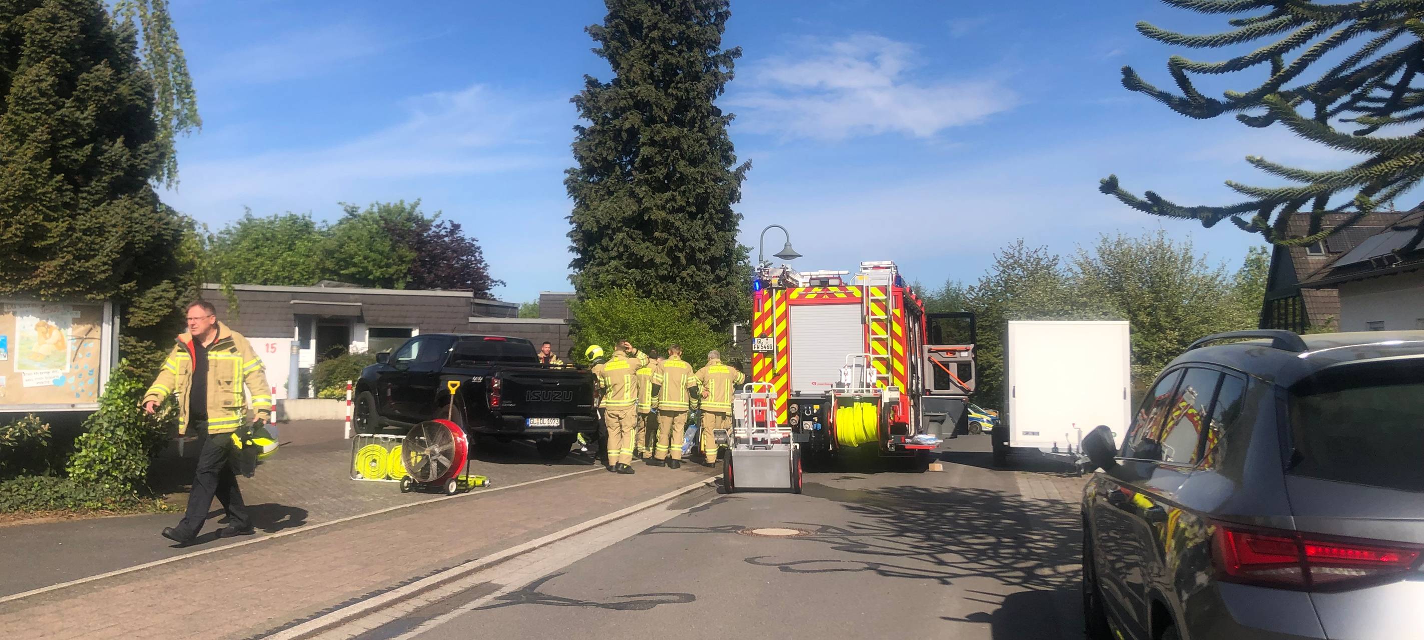 Brand in Kirche im Kirchweg