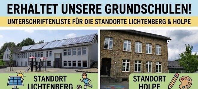 Morsbach - Petition zum Grundschulerhalt