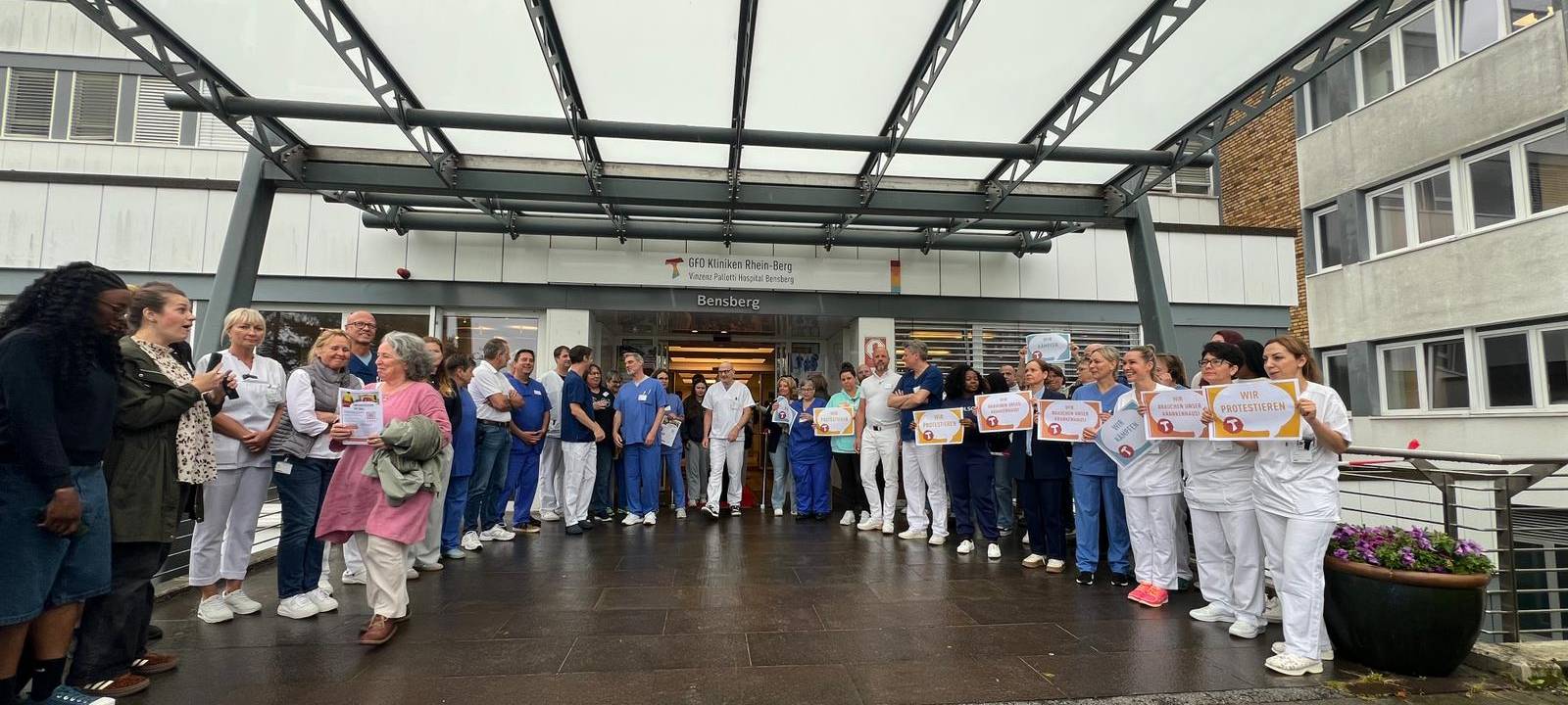 Bergische Kliniken protestieren gegen Spar-Pläne