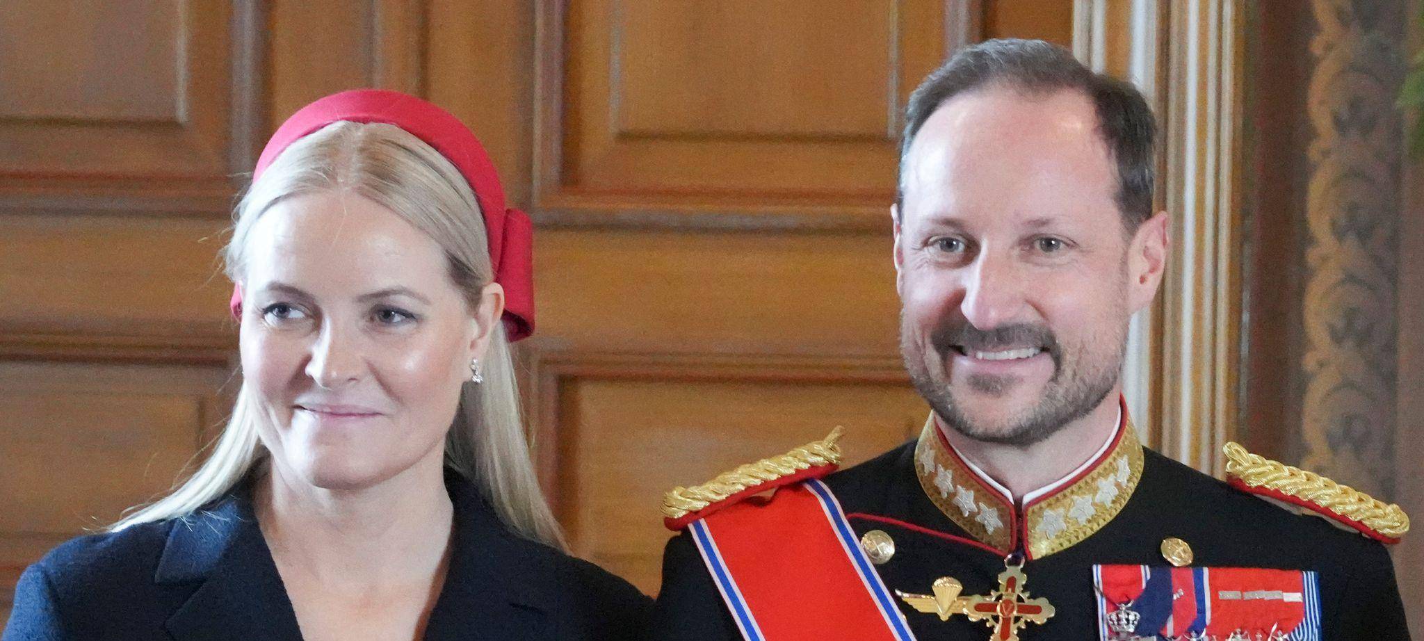 Das norwegische Kronprinzenpaar Mette-Marit und Haakon