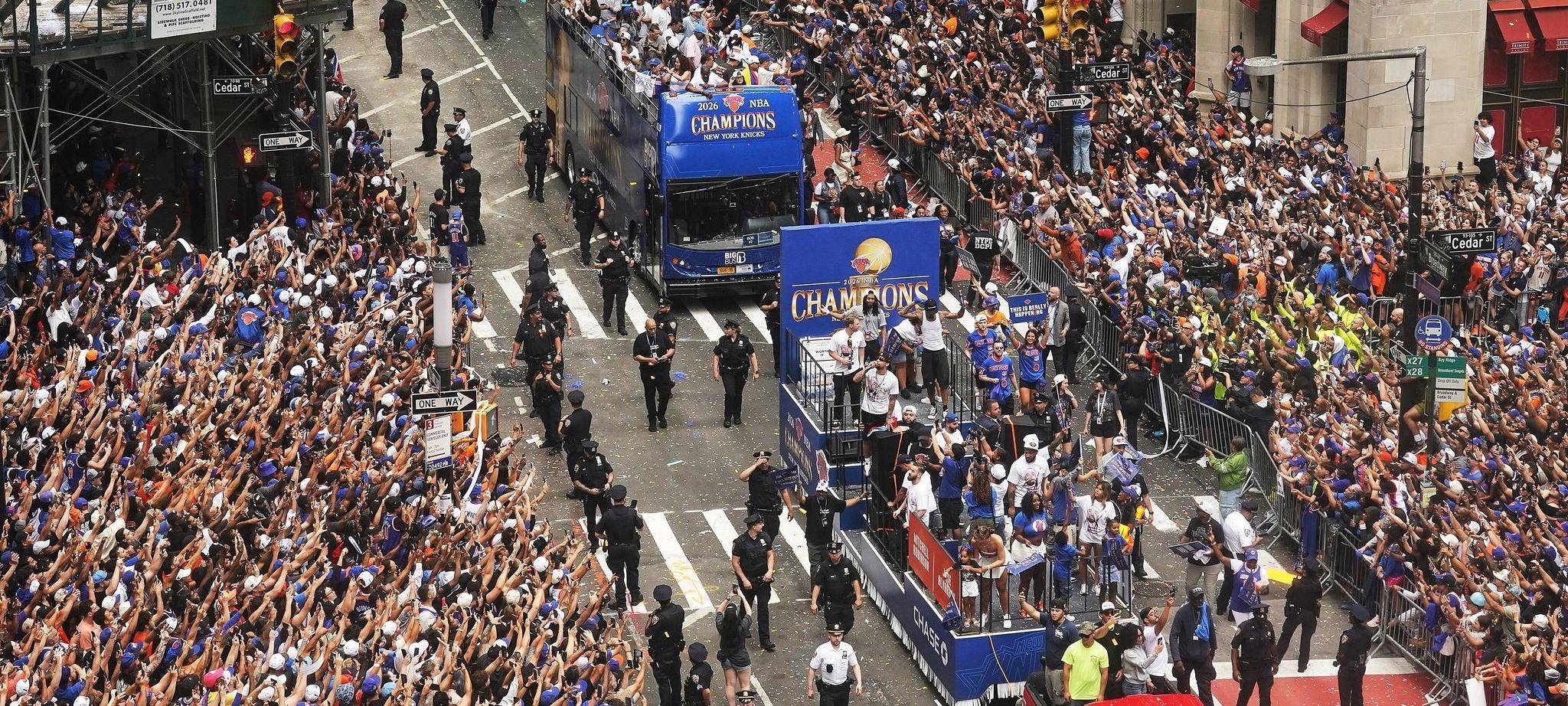 Knicks - Meisterschaftsparade in New York