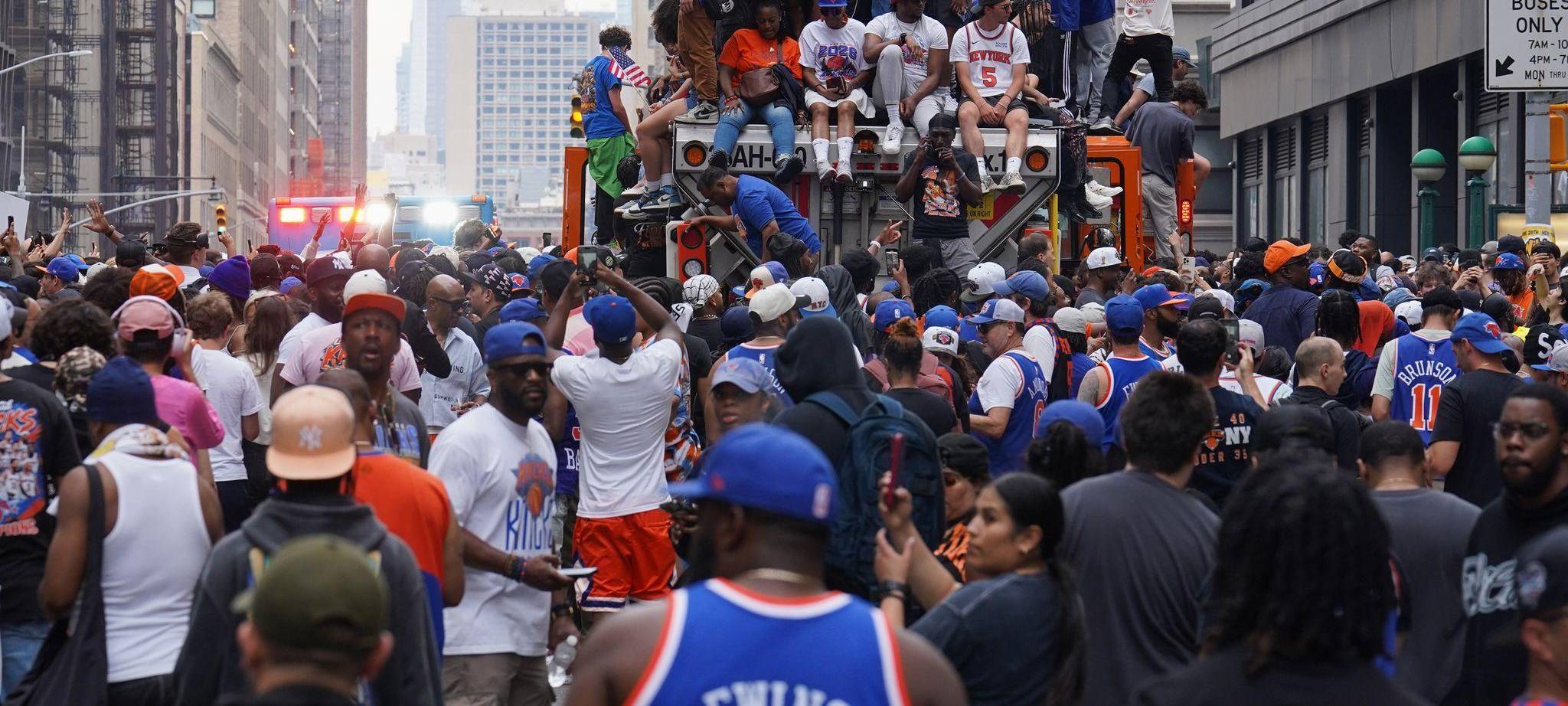 Knicks - Meisterschaftsparade in New York