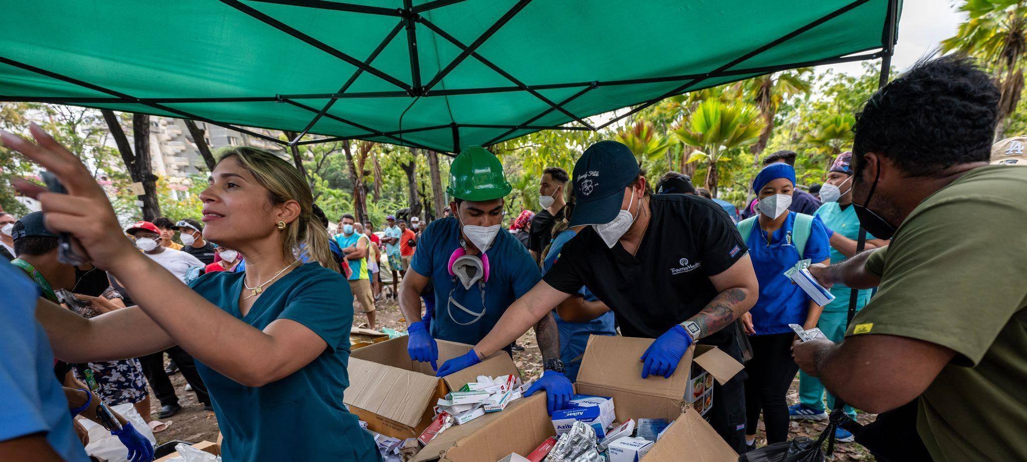 Nach den Erdbeben in Venezuela