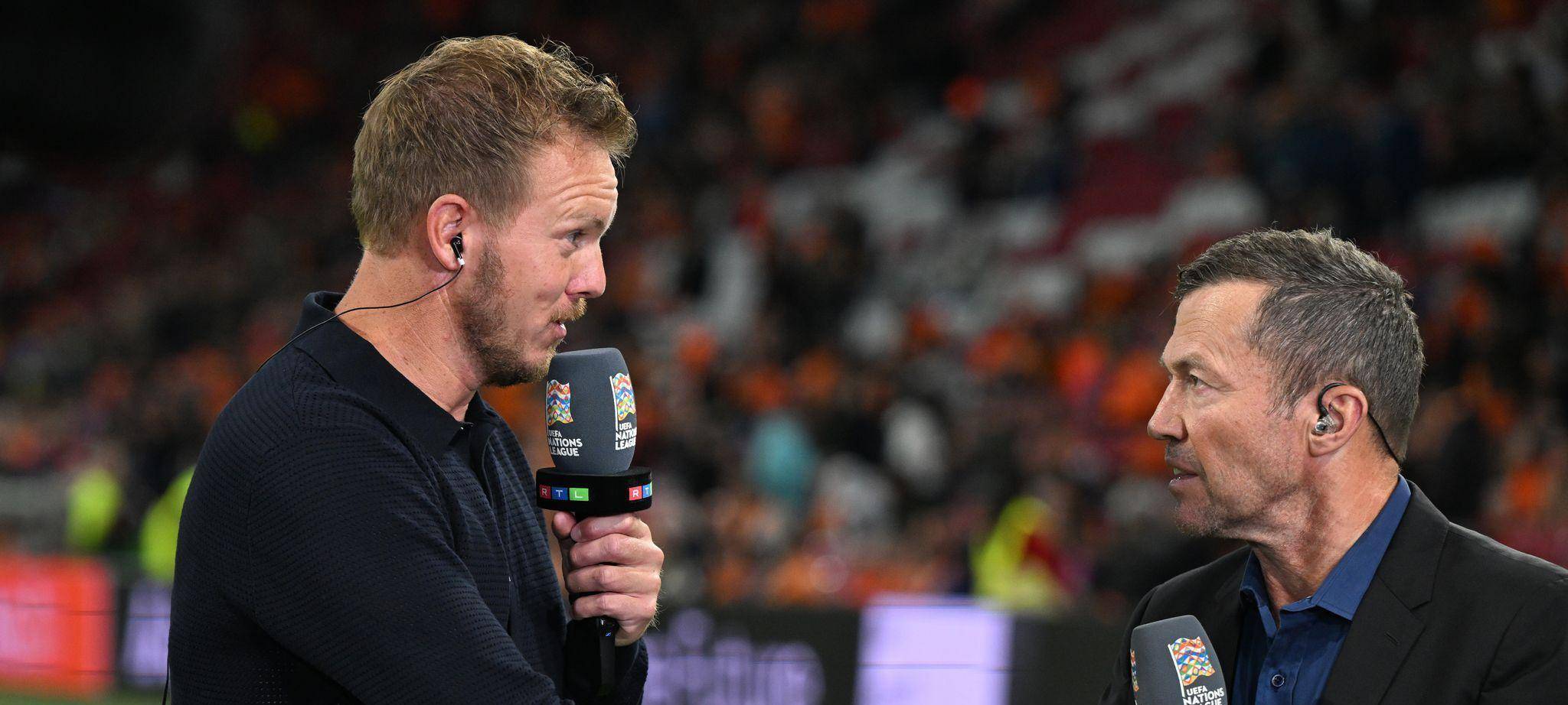 Julian Nagelsmann und Lothar Matthäus