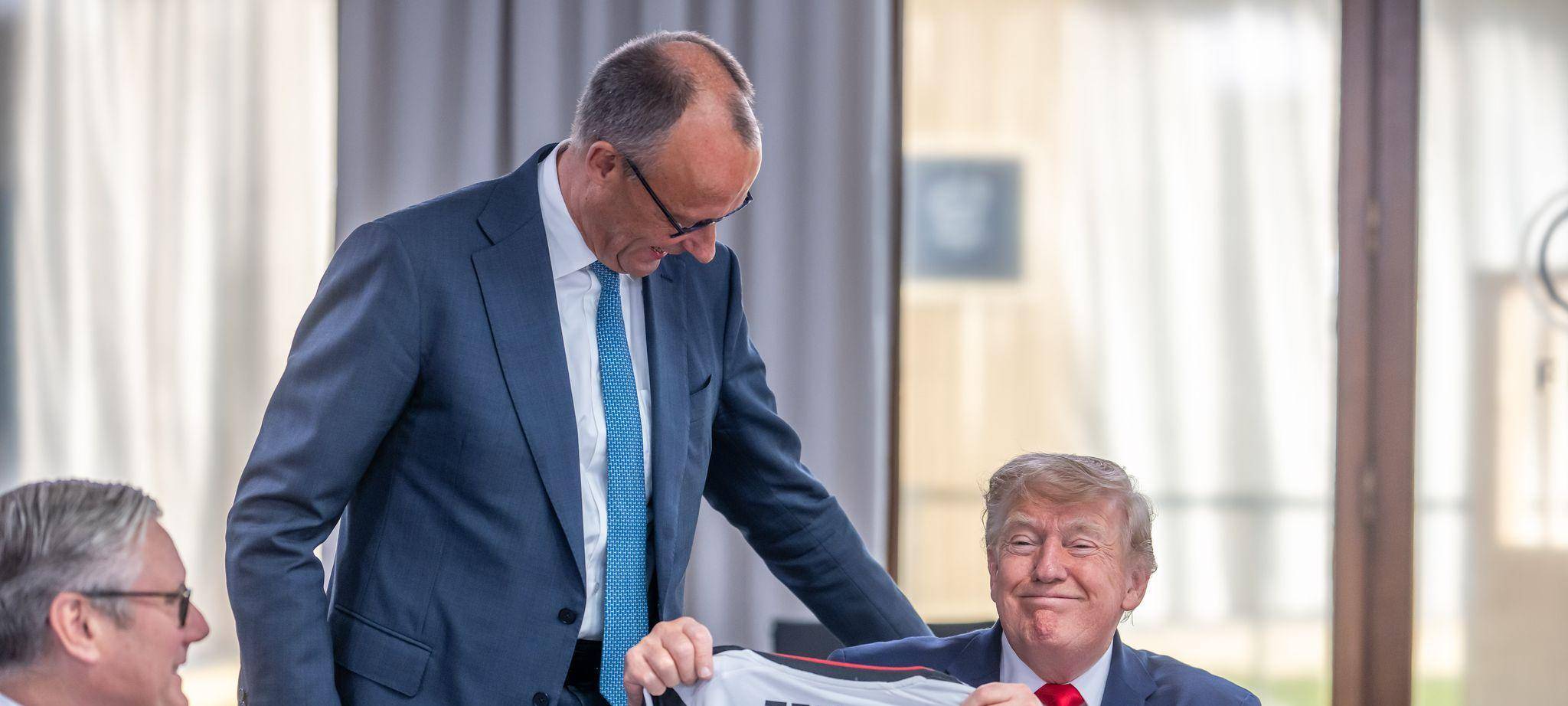 Bundeskanzler Merz und US-Präsident Trump