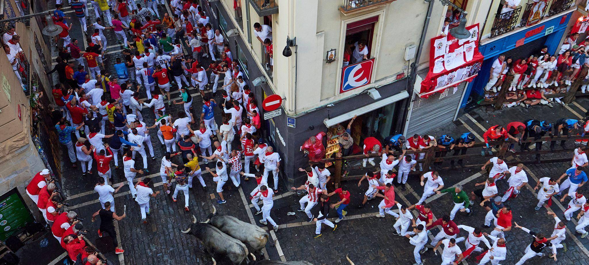 Stierlauf in Pamplona