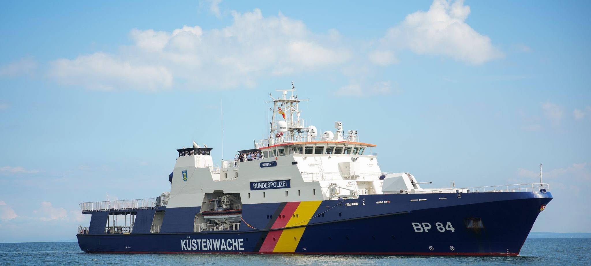 Bundespolizei auf Ostsee im Einsatz