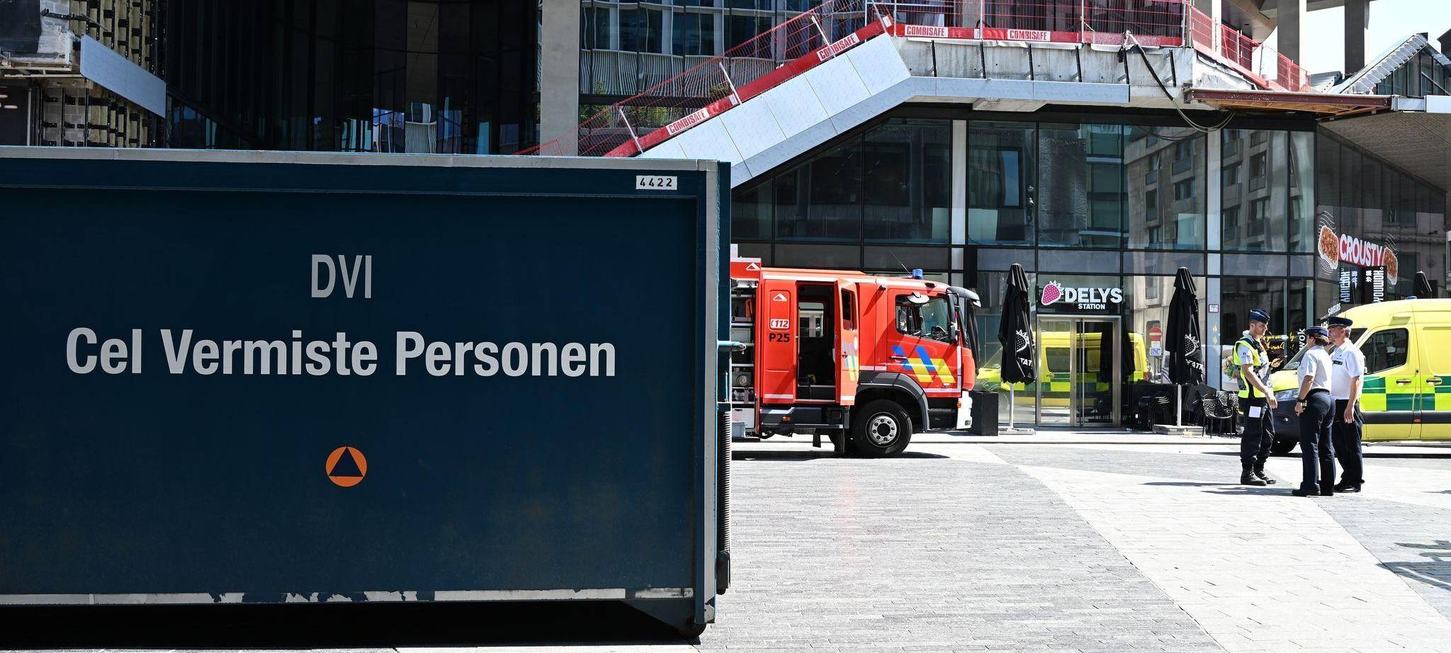 Gebäudebrand in Brüssel