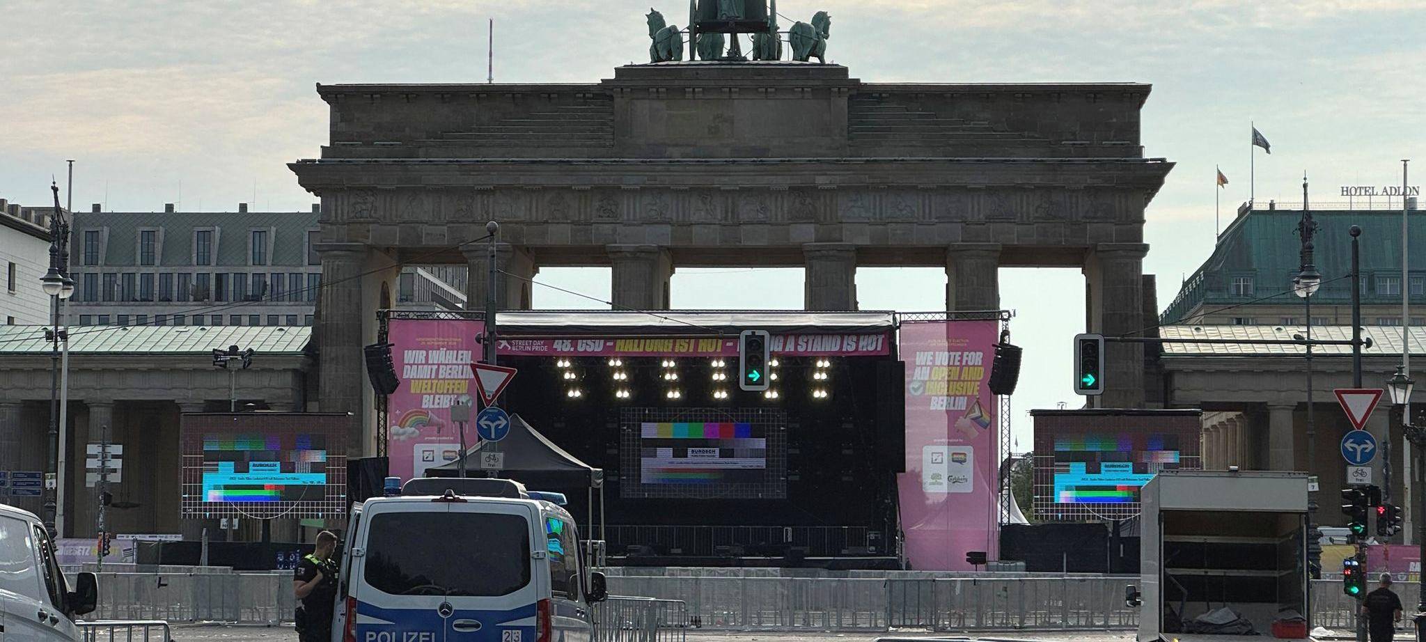 Nach dem Christopher Street Day in Berlin