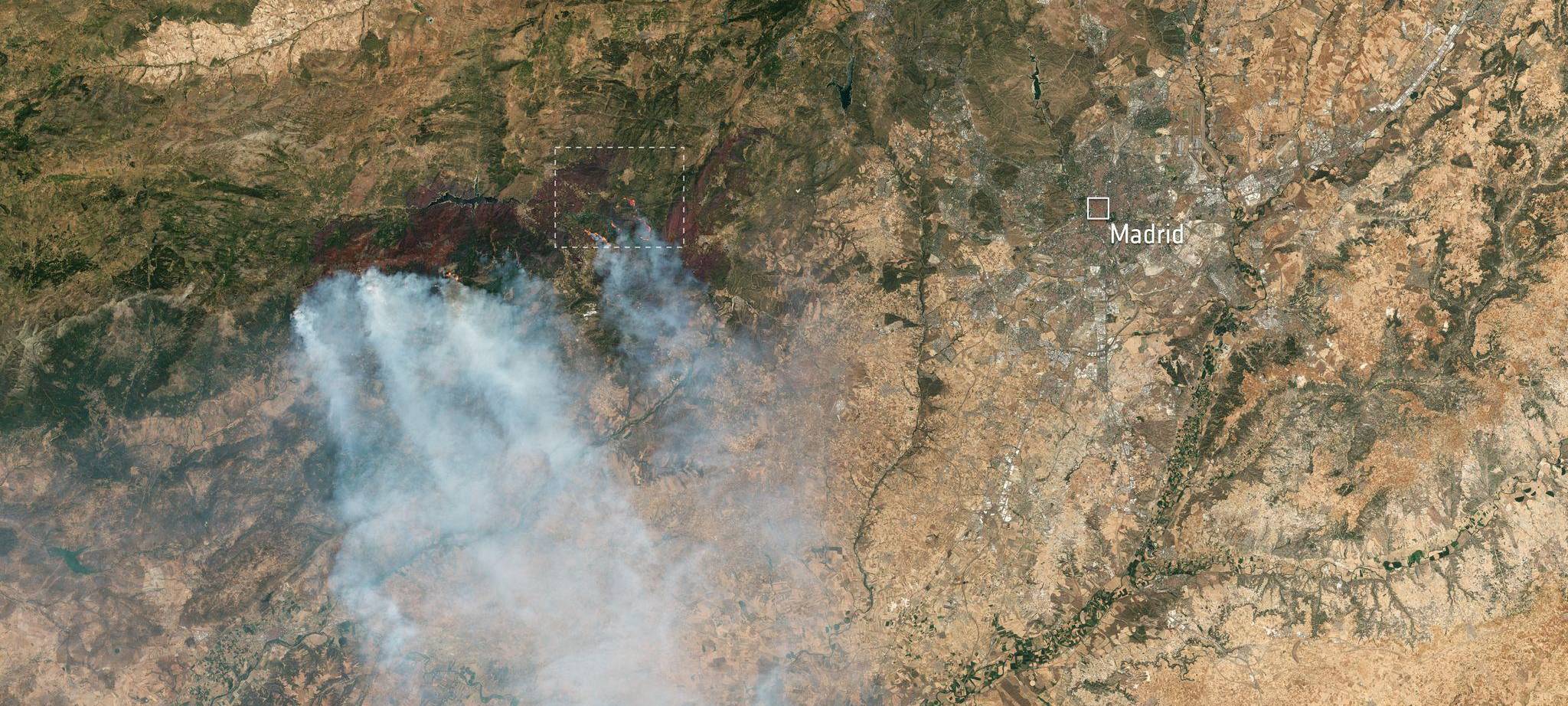 Waldbrände in Spanien