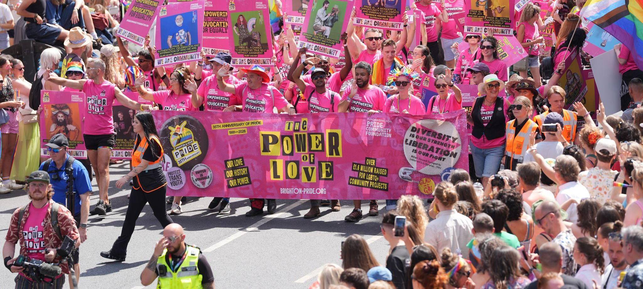Pride Parade in Brighton