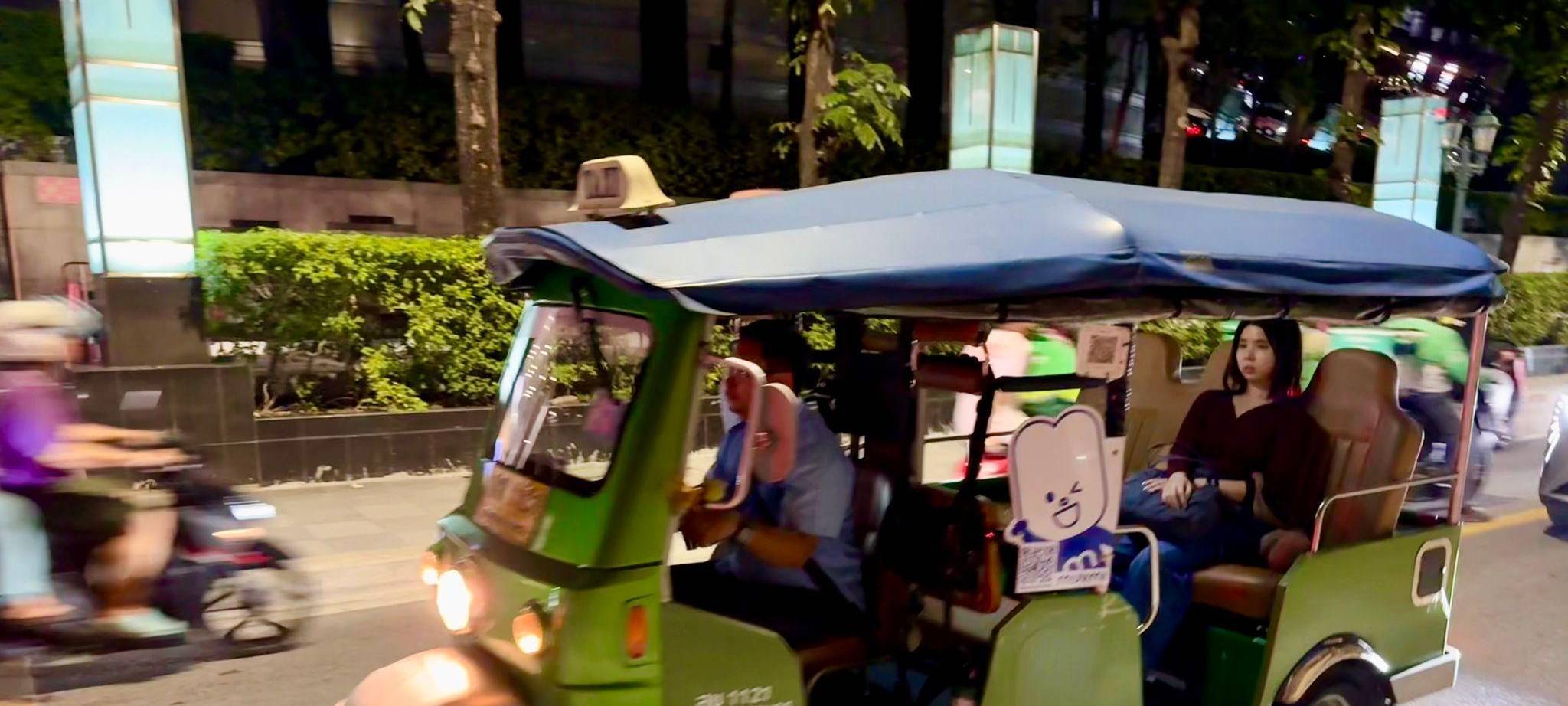 Elektro-Tuk-Tuk in Bangkok