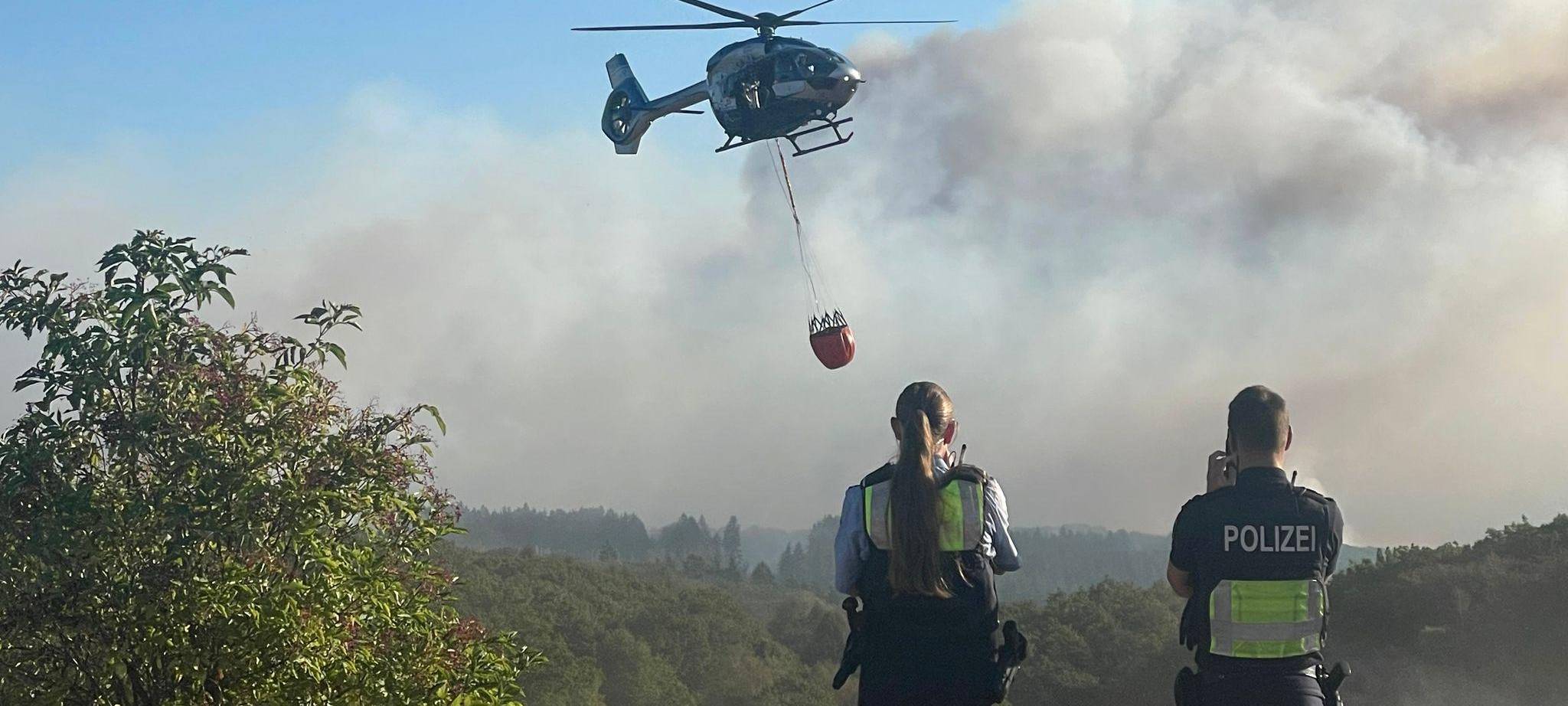 Waldbrand im Hürtgenwald