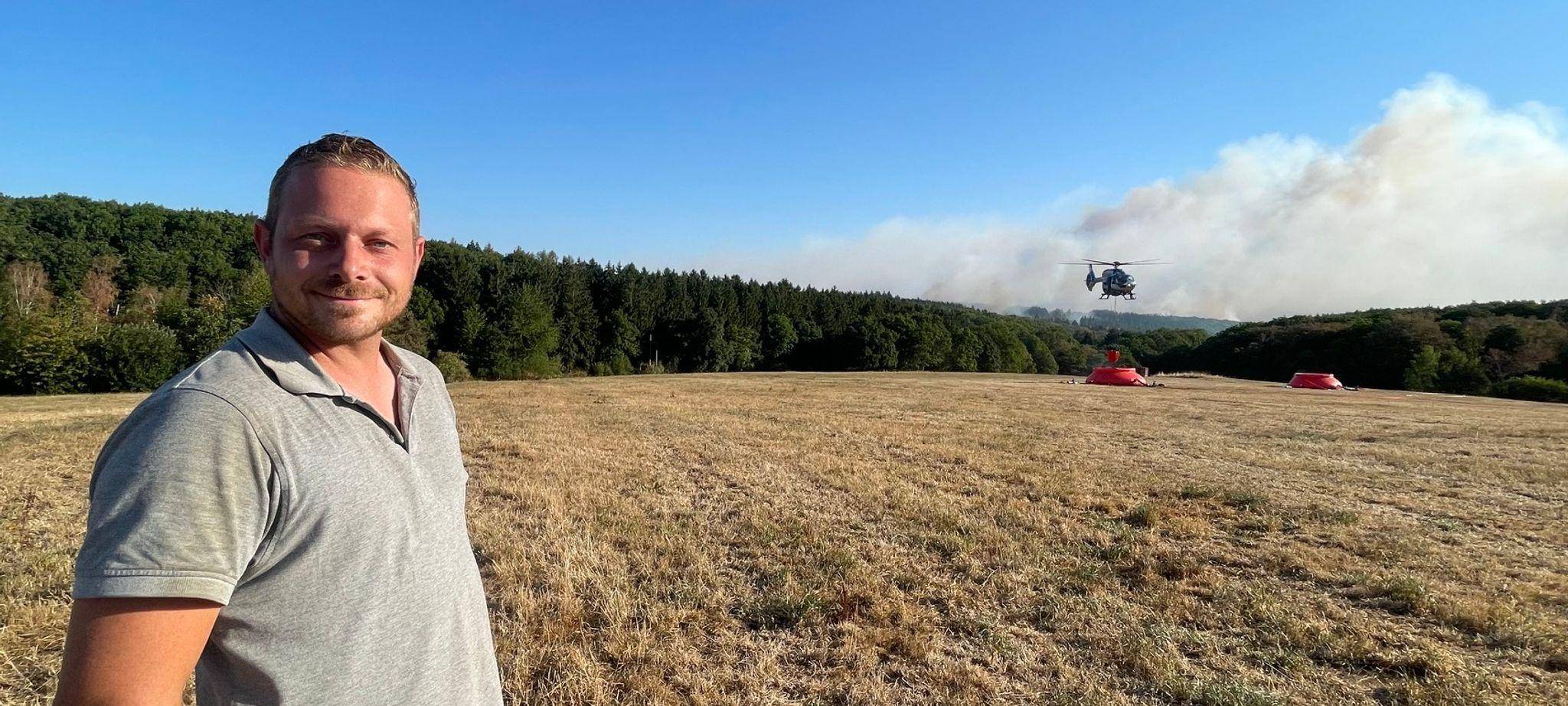 Waldbrand im Hürtgenwald