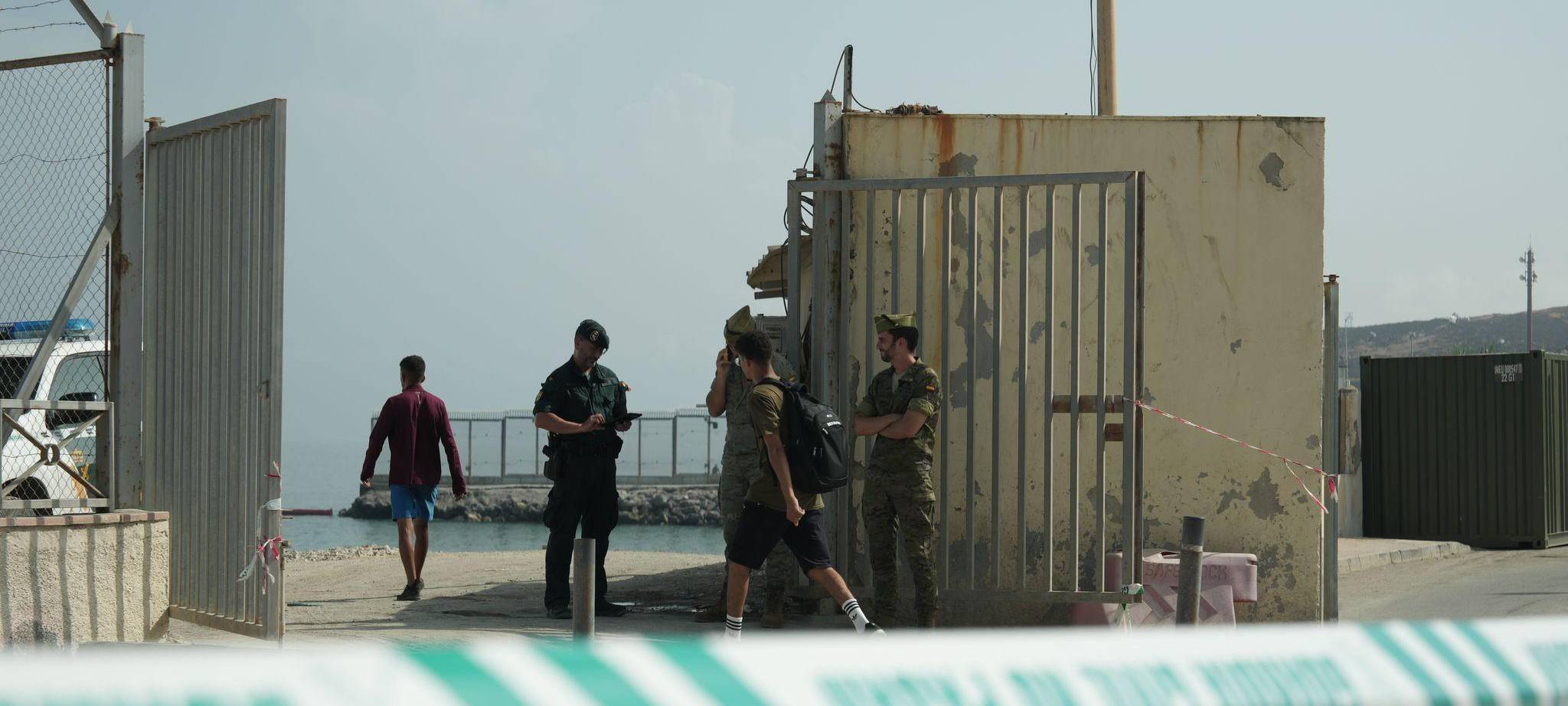 Grenzübergang in Ceuta