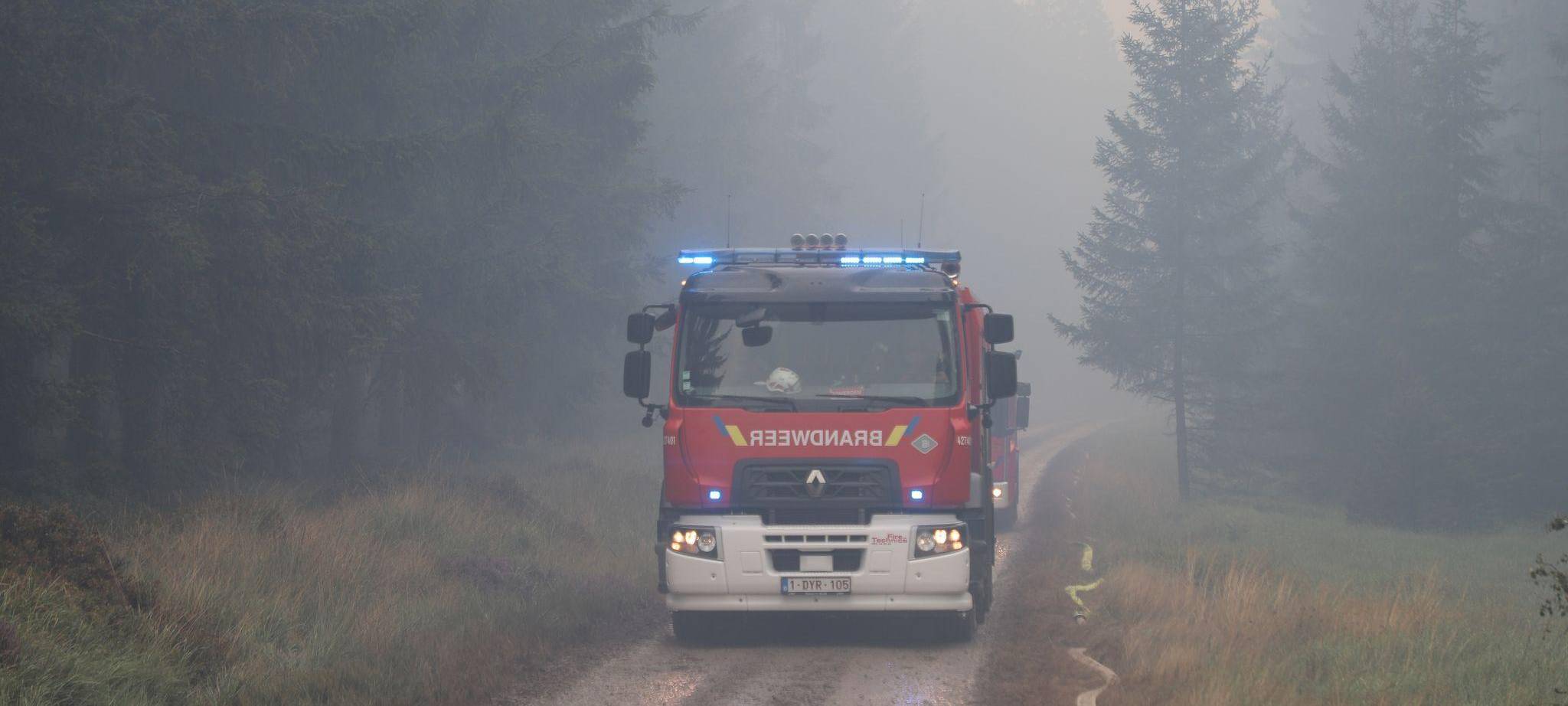 Waldbrand im Hohen Venn