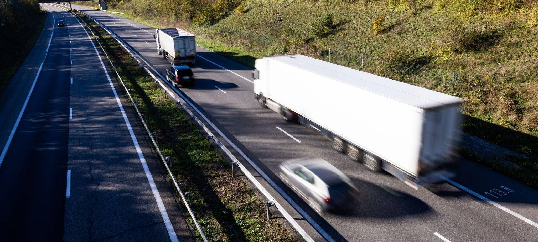 Autobahn in Frankreich