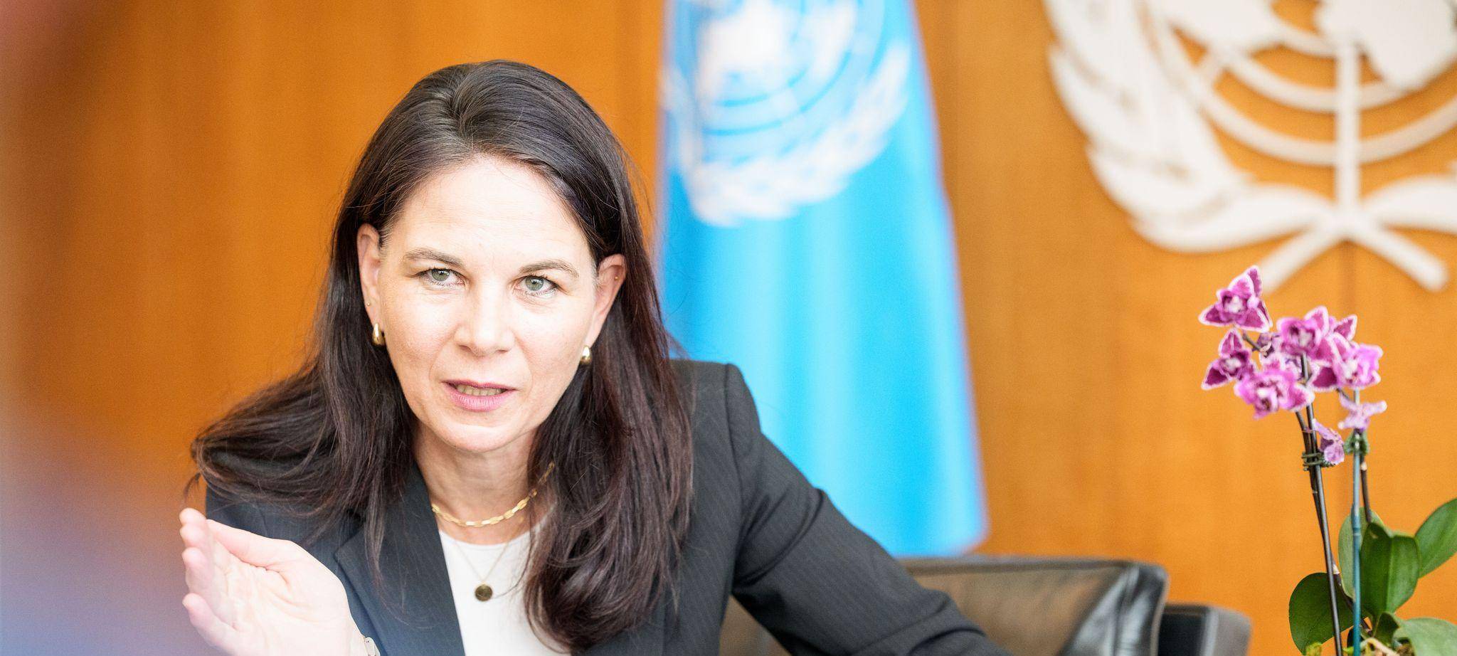 Annalena Baerbock bei der UN