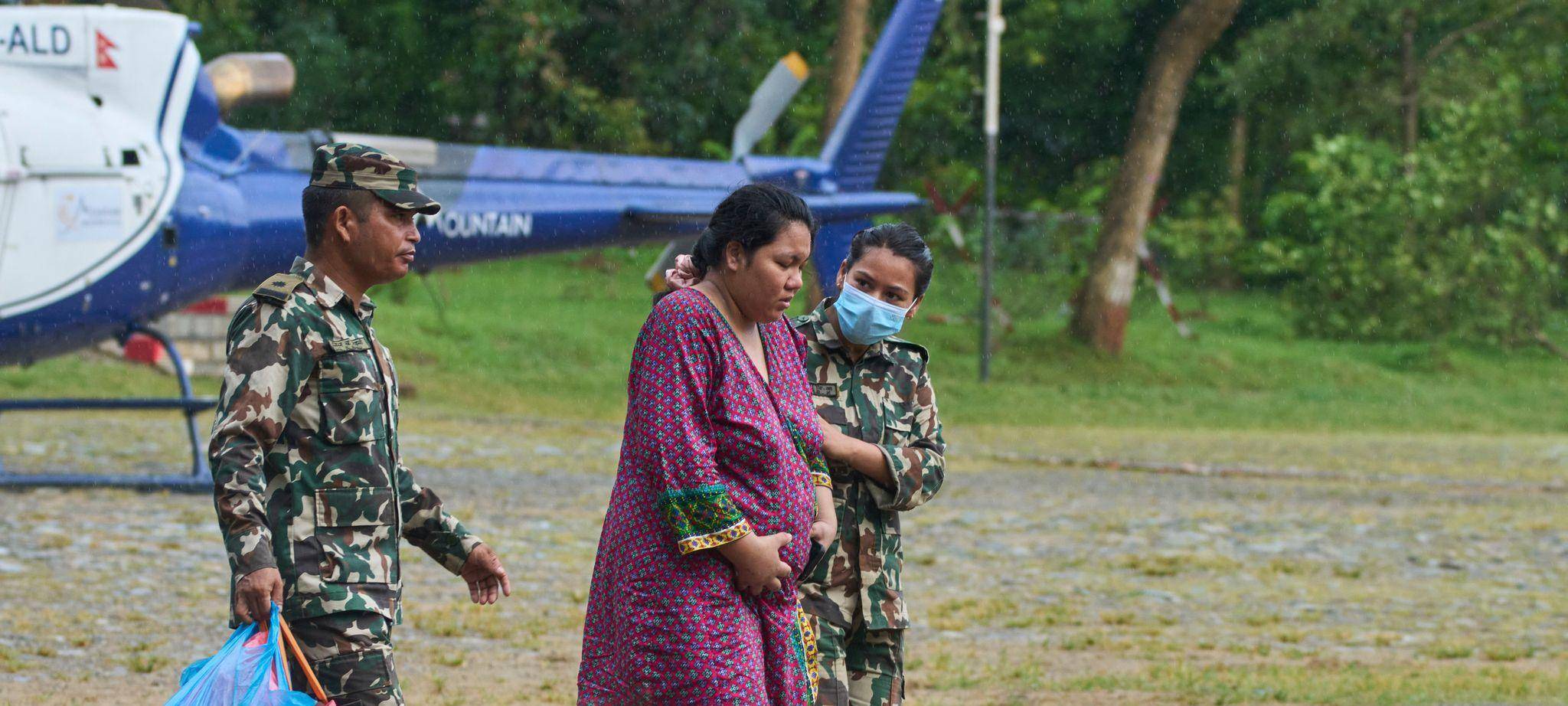 Sturzflut in Nepal