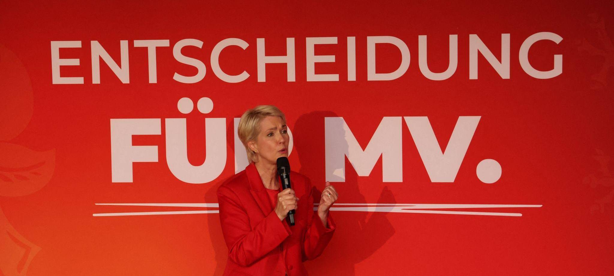 Landtagswahl Mecklenburg-Vorpommern - Wahlparty SPD