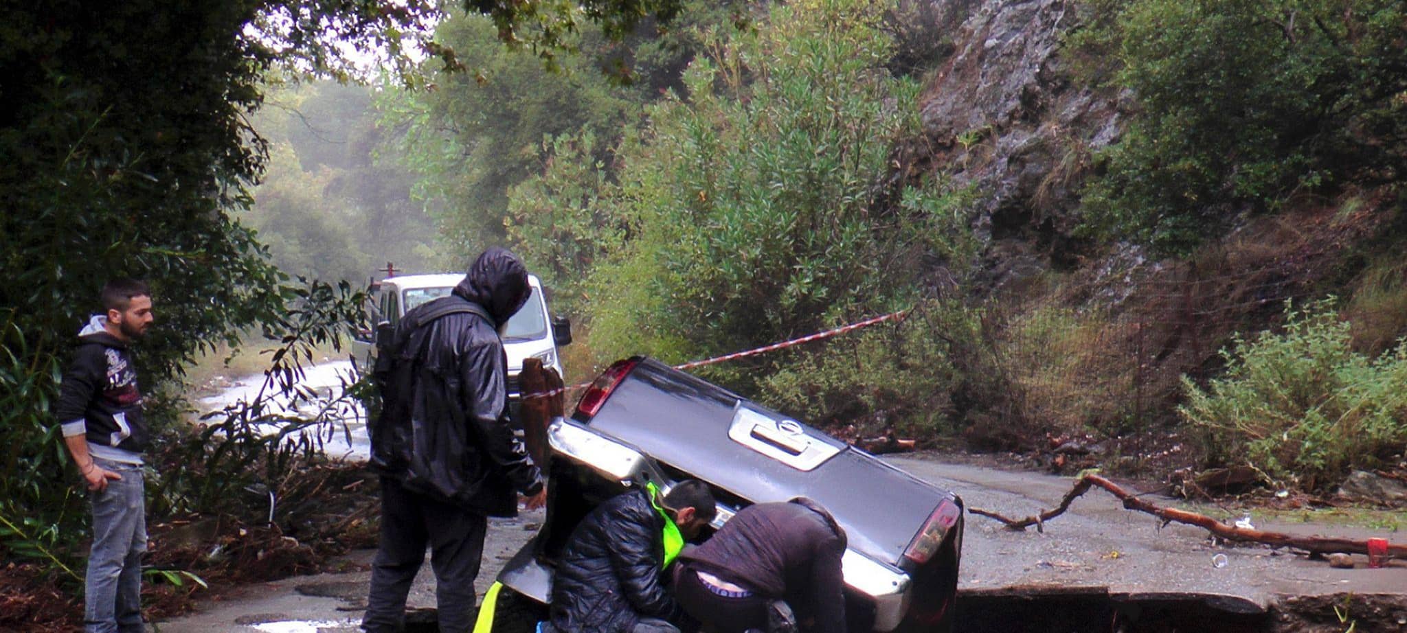 Unwetter auf Kreta