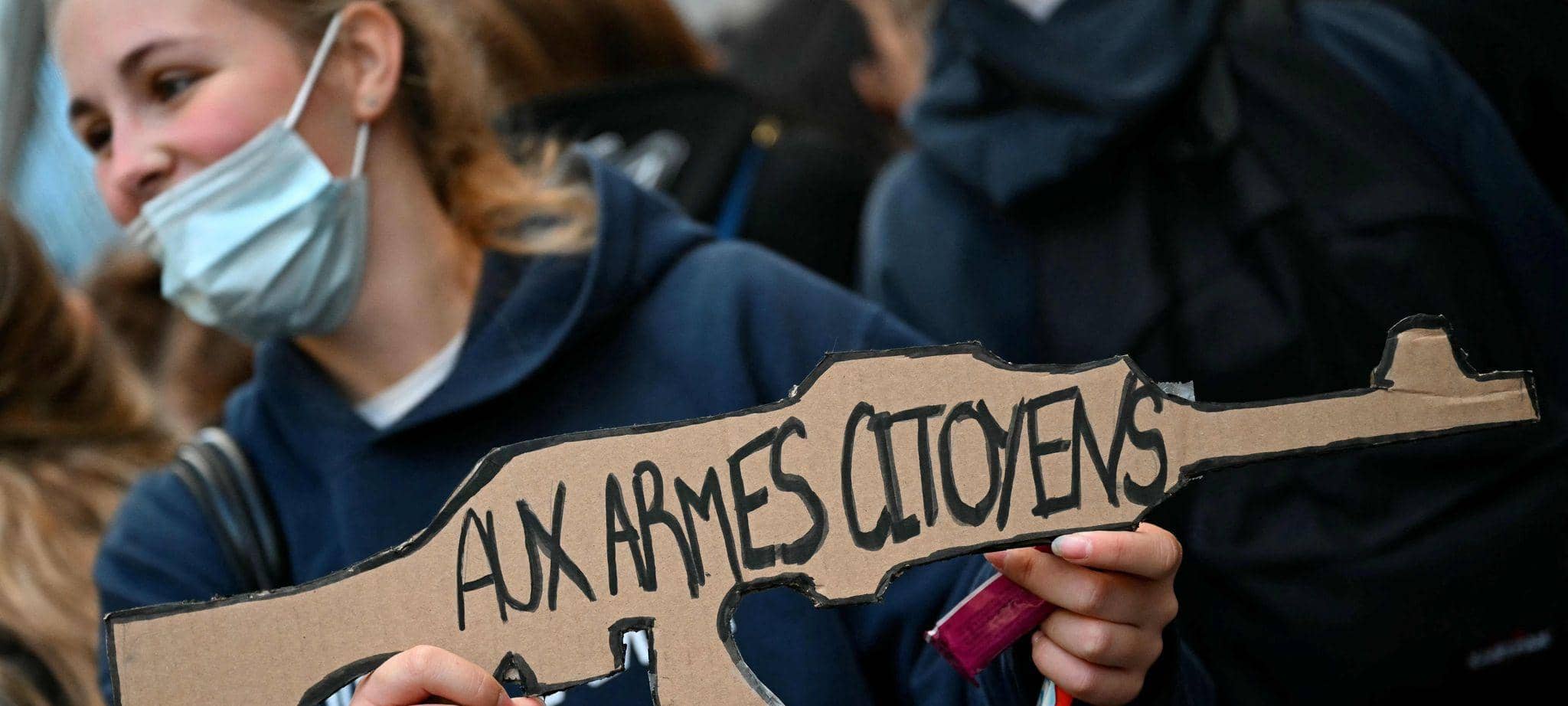 Schulproteste in Frankreich