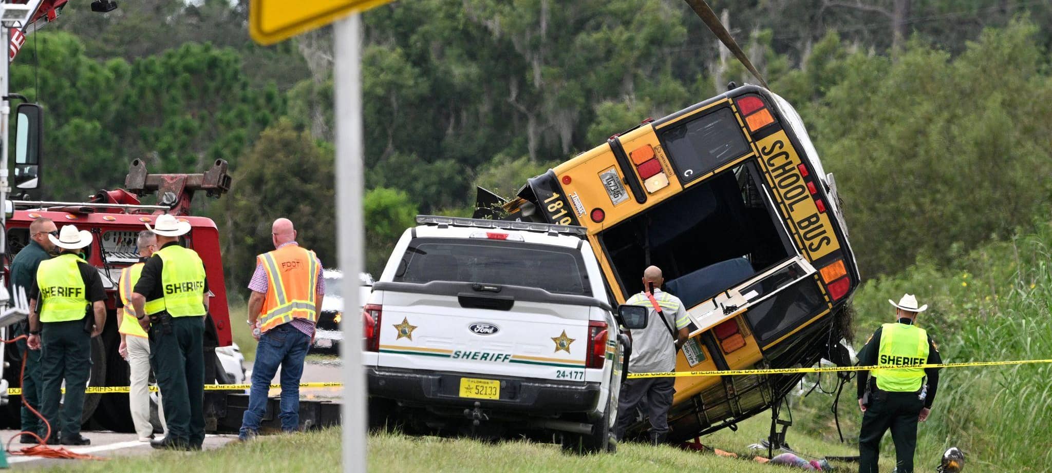 Schulbus-Unfall in Florida