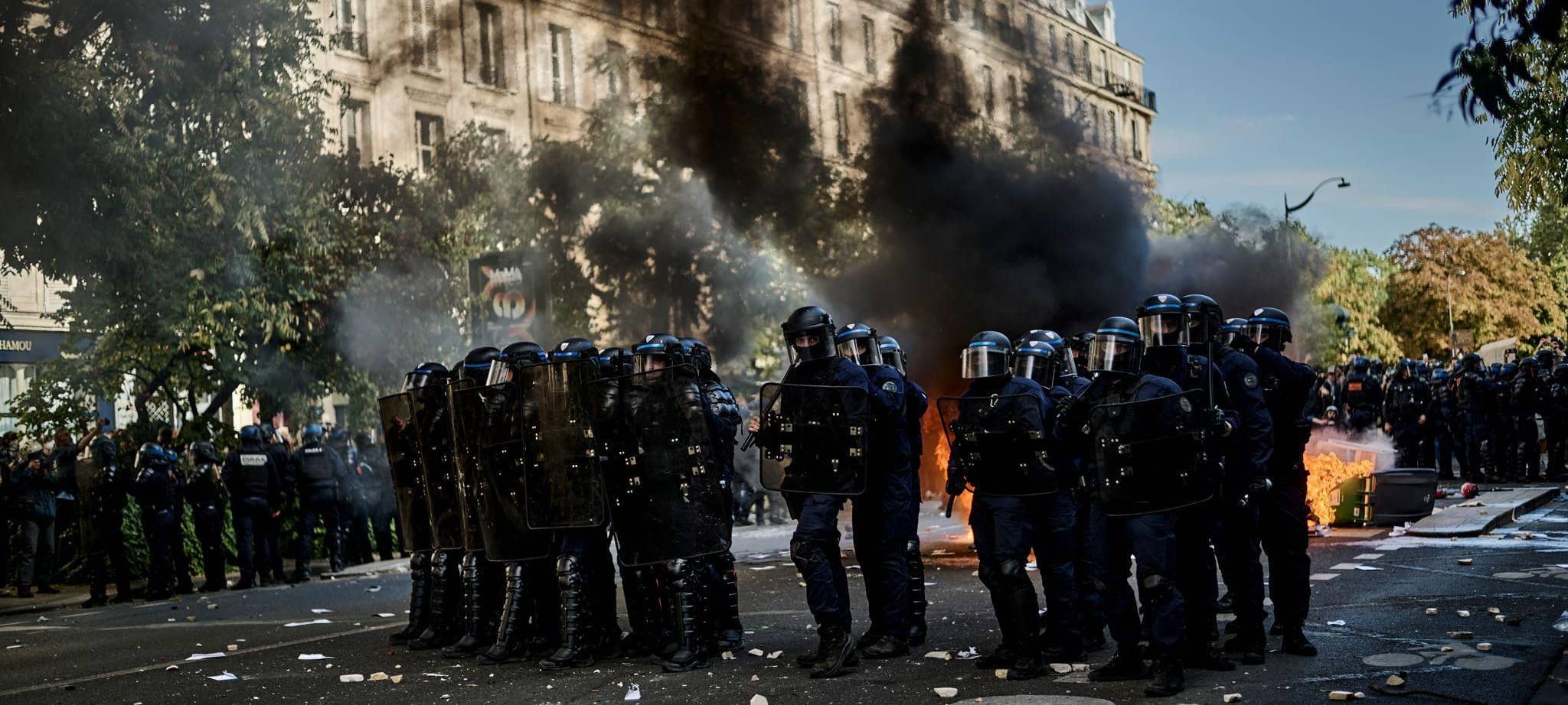 Schulproteste in Frankreich