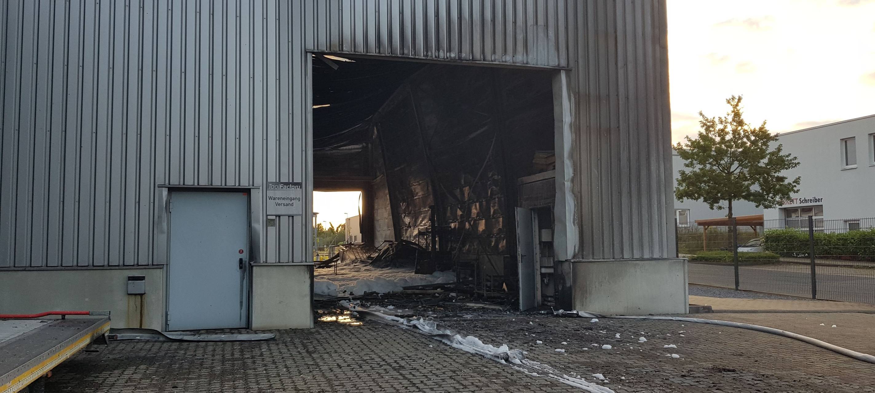 15 Millionen Euro Schaden durch Großbrand