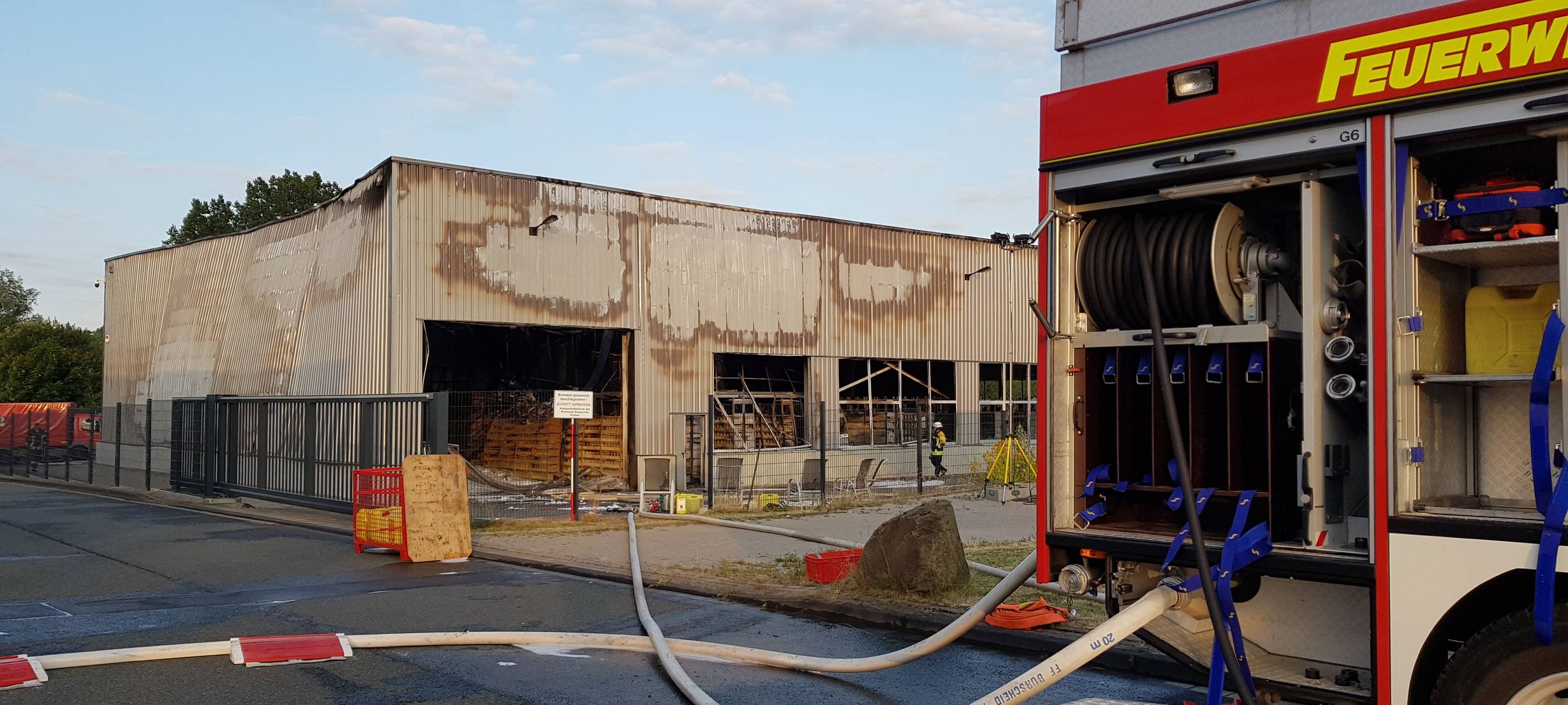 15 Millionen Euro Schaden durch Großbrand