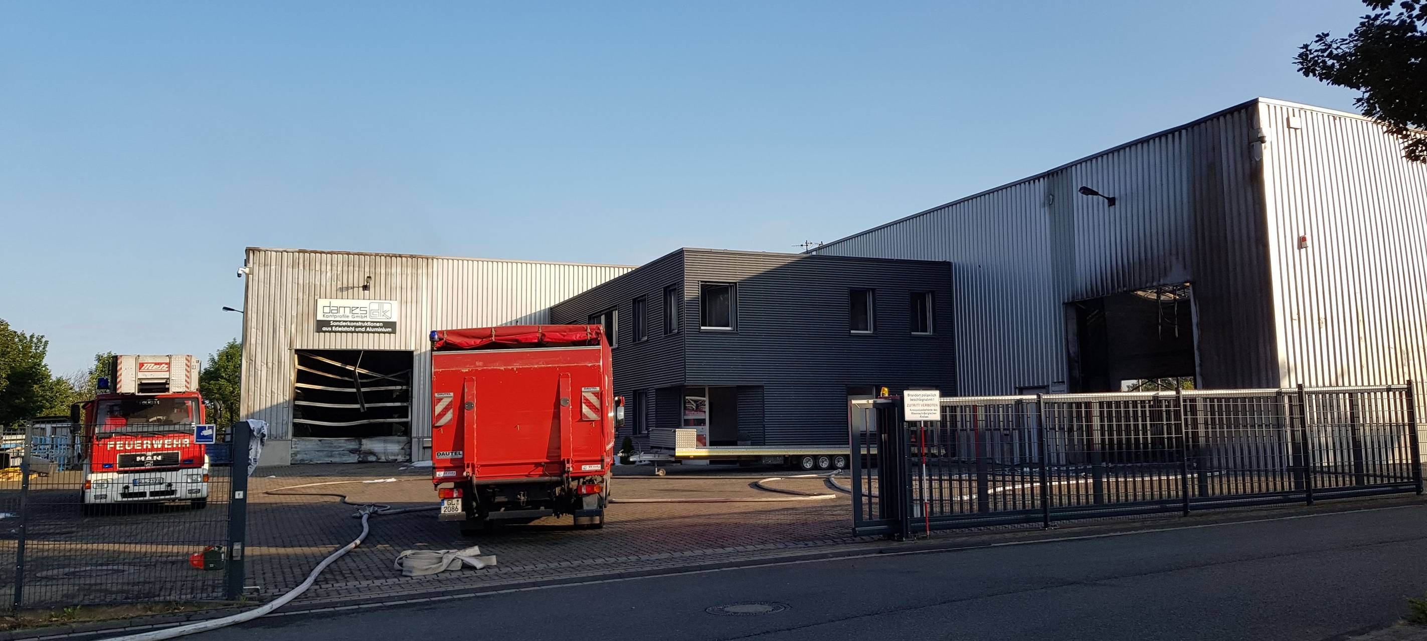 15 Millionen Euro Schaden durch Großbrand