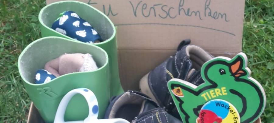 Sachen zu verschenken