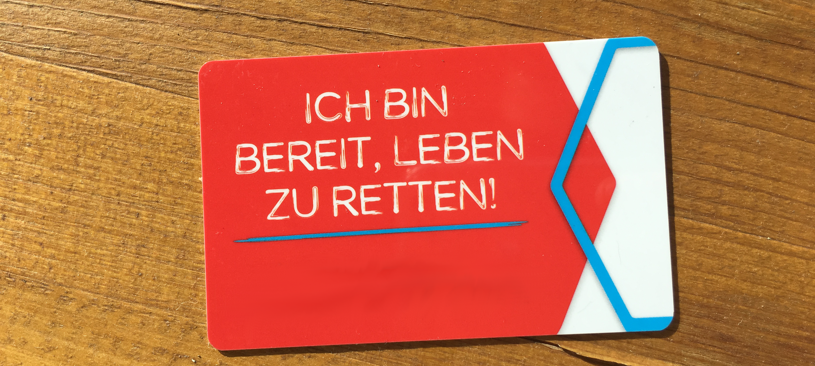 Ausweis dkms Stammzellspender pass spenden Leben retten blutkrebs Leukämie Spender stammzellen