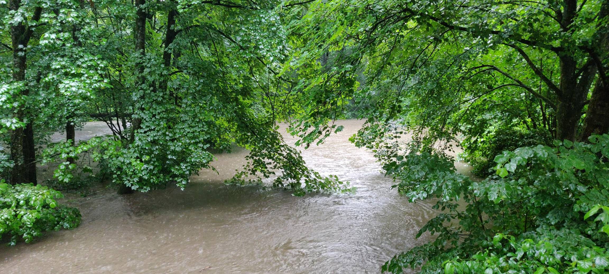 Starkregen Wipperfürth Innenstadt