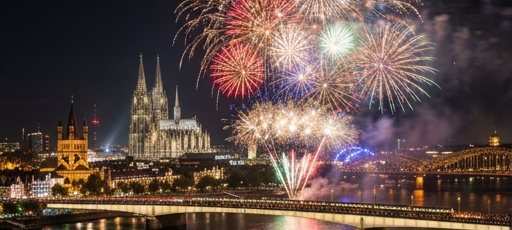 Kölner Lichter: Niedrigwasser sorgt für Änderungen