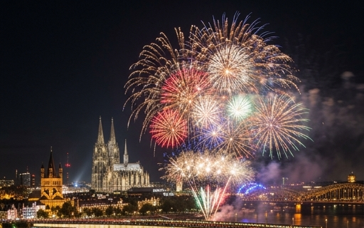Kölner Lichter: Niedrigwasser sorgt für Änderungen