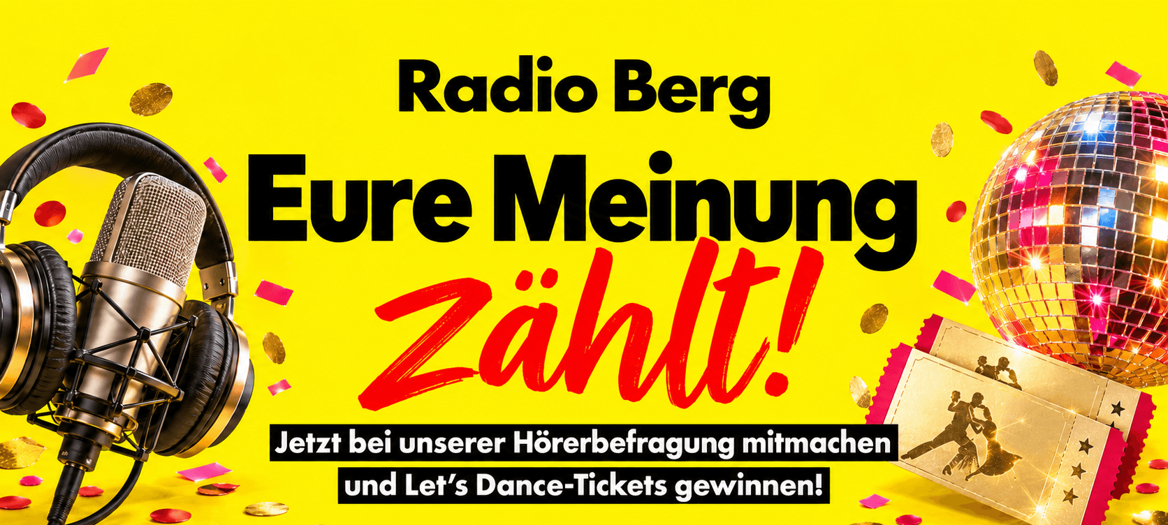 Die Radio Berg Hörerbefragung: Eure Meinung zählt!