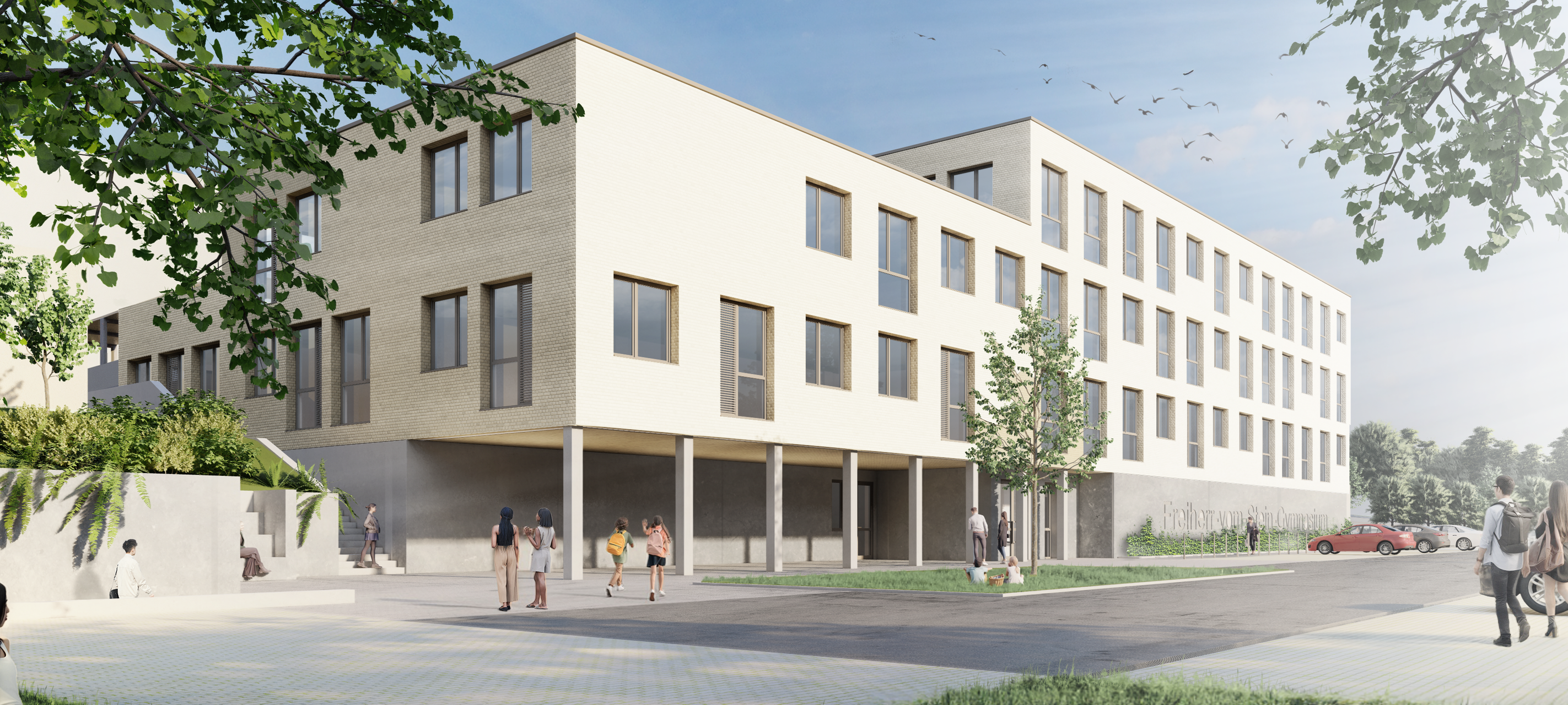 Rösrath - Erweiterung am Schulzentrum geht voran